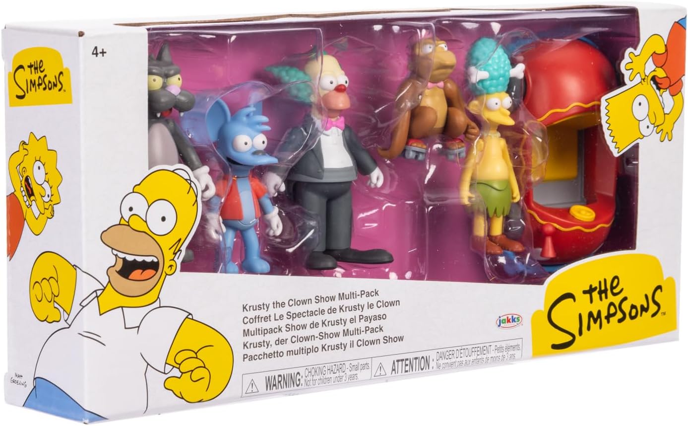 The Simpsons 2.5 Inch Figure Multipack Krusty The Clown Show Set