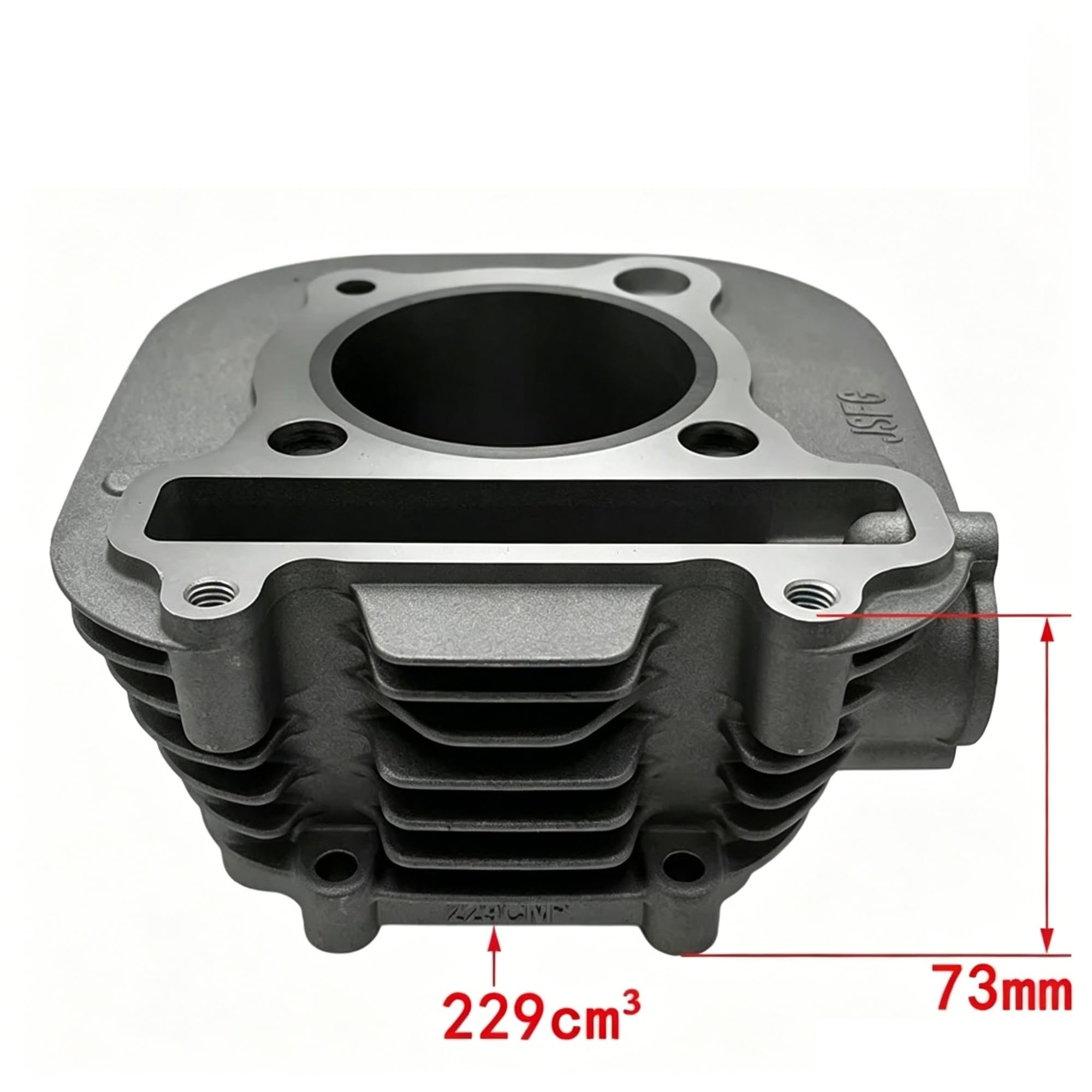 Cilindro 71mm Guarnizione Testata Pistone Anello Spille Per Jianshe 250 Per ATV Per JS250 Per Jianshe250 Per ATV250 Per Loncin 250-F Per YFM250 Pistone