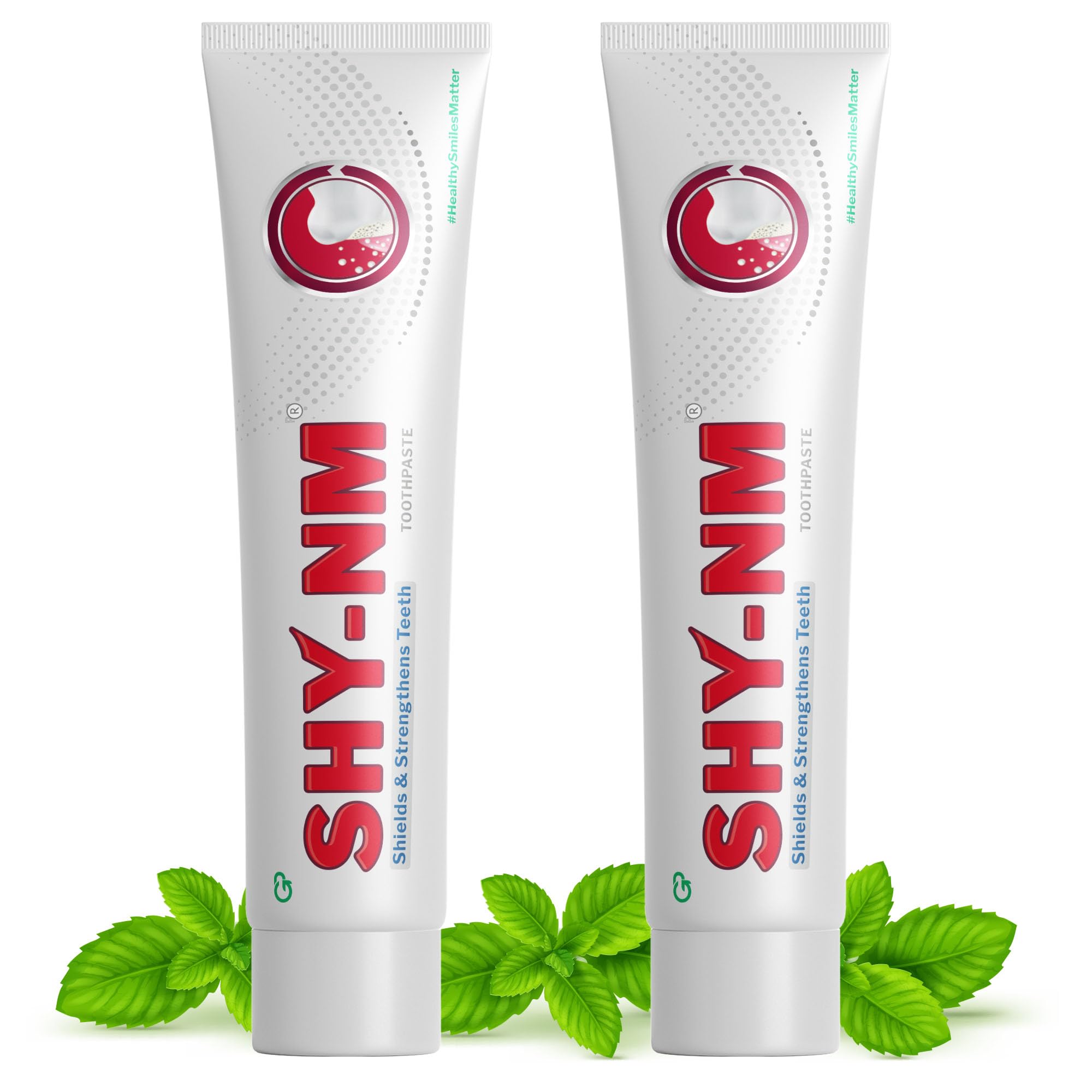SHY-NM Toothpaste | Sls Free, Parabens Free And Vegan Friendly | Fresh Mint Flavour (Pack Of 2) 100G Each, Freshening