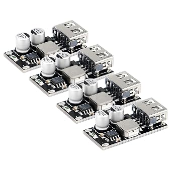 Usbバックコンバーター 4個パック Dc-dc パワーバックモジュール 6v-32v12v24v - Qc3.0 高速充電シングルusb充電コンバーターボード