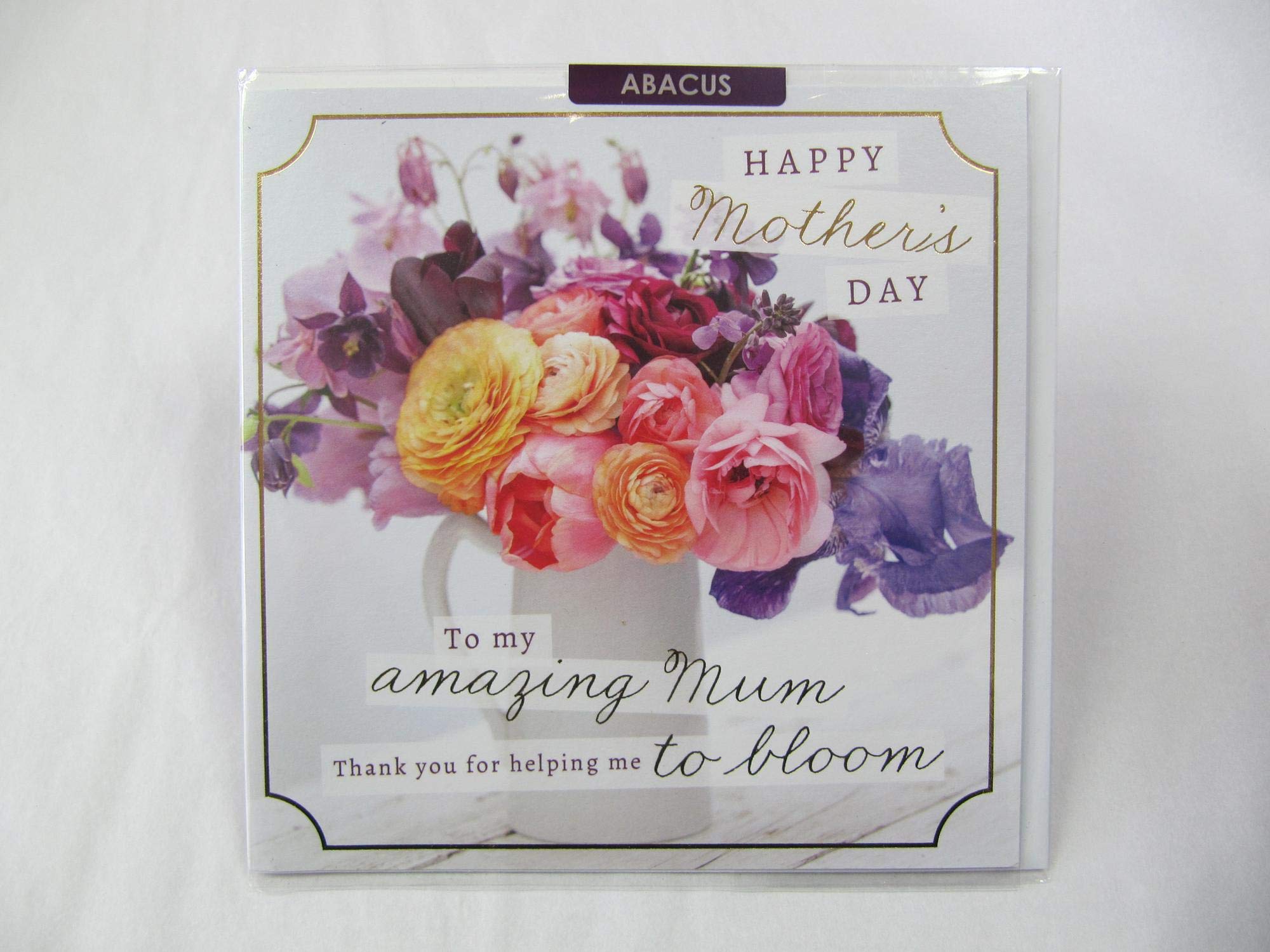 Groovy Felice Biglietto Di Auguri Per La Festa Della Mamma Con Fiori Retr%c3%b2 Gm1487167703 512733337