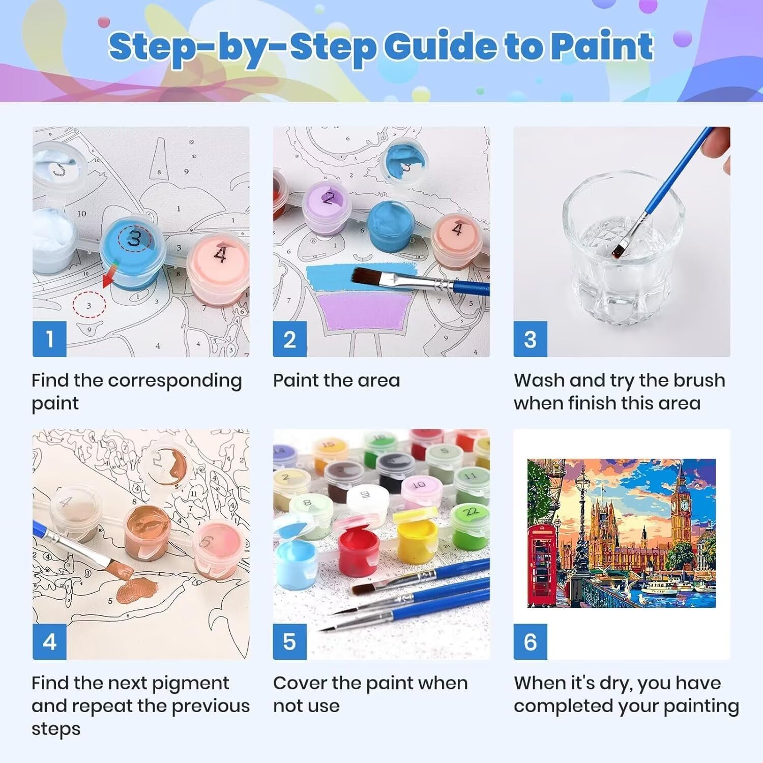 Kit De Pintura Por Números Rosa - Lienzo De 40x50 Cm Sin Marco, Con Pinceles Y Pigmentos Acrílicos - Manualidad Para Adultos Y Principiantes
