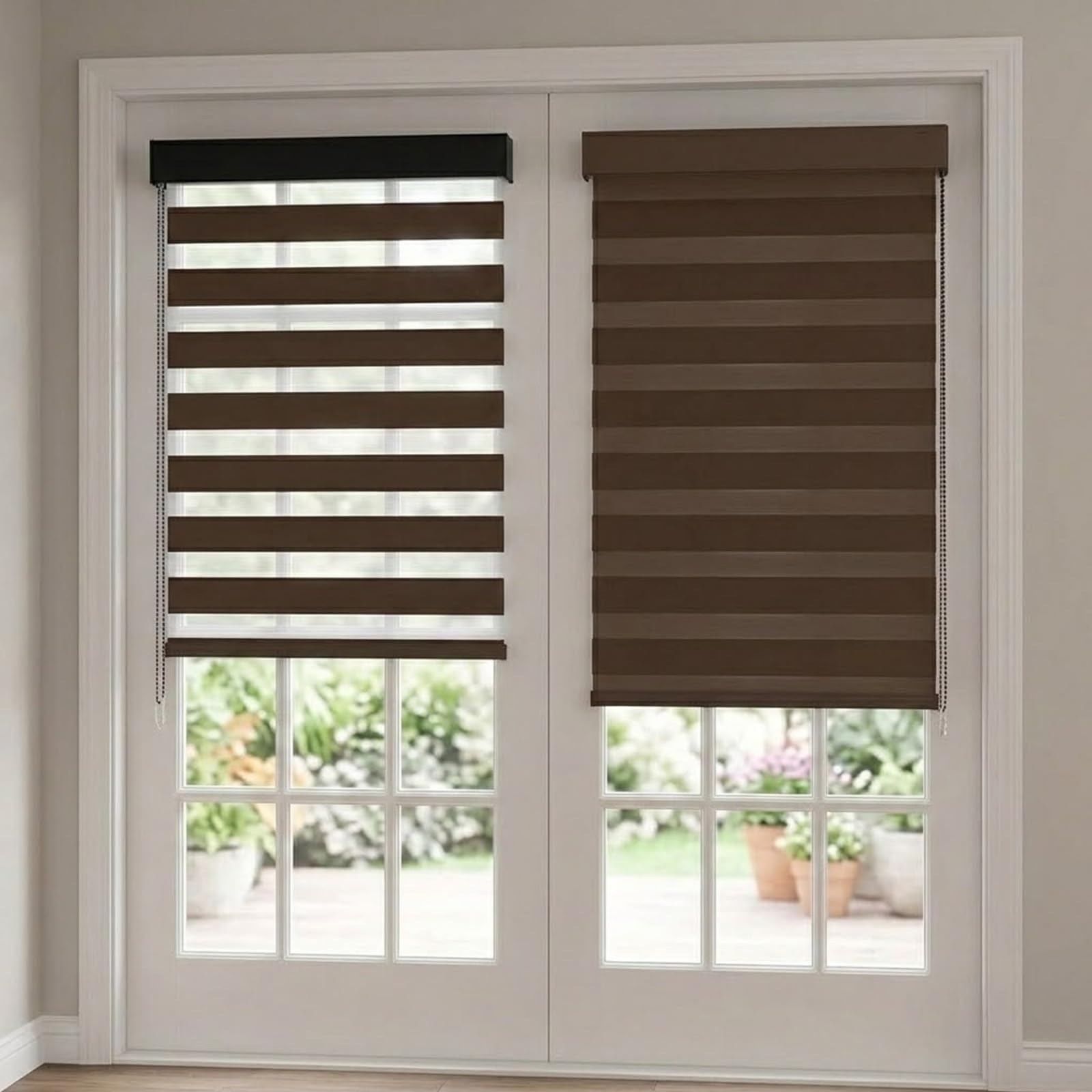 Amazon.com: Zebra Blinds for Indoor Windows, Dual Layer Light