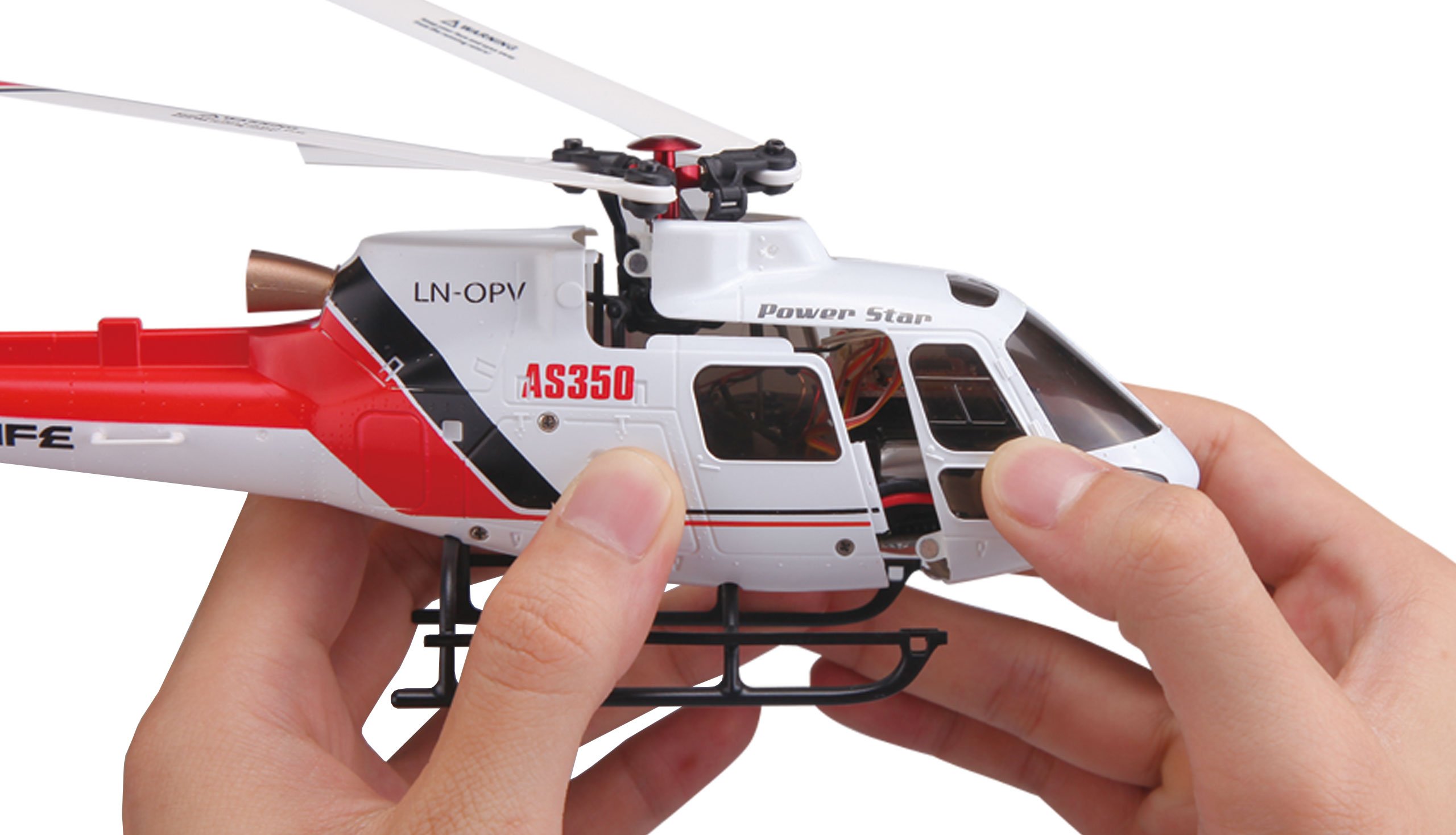 Amewi 25169 SC150 3D Helikopter 6-kanałowy sterowanie LCD 2,4 GHz