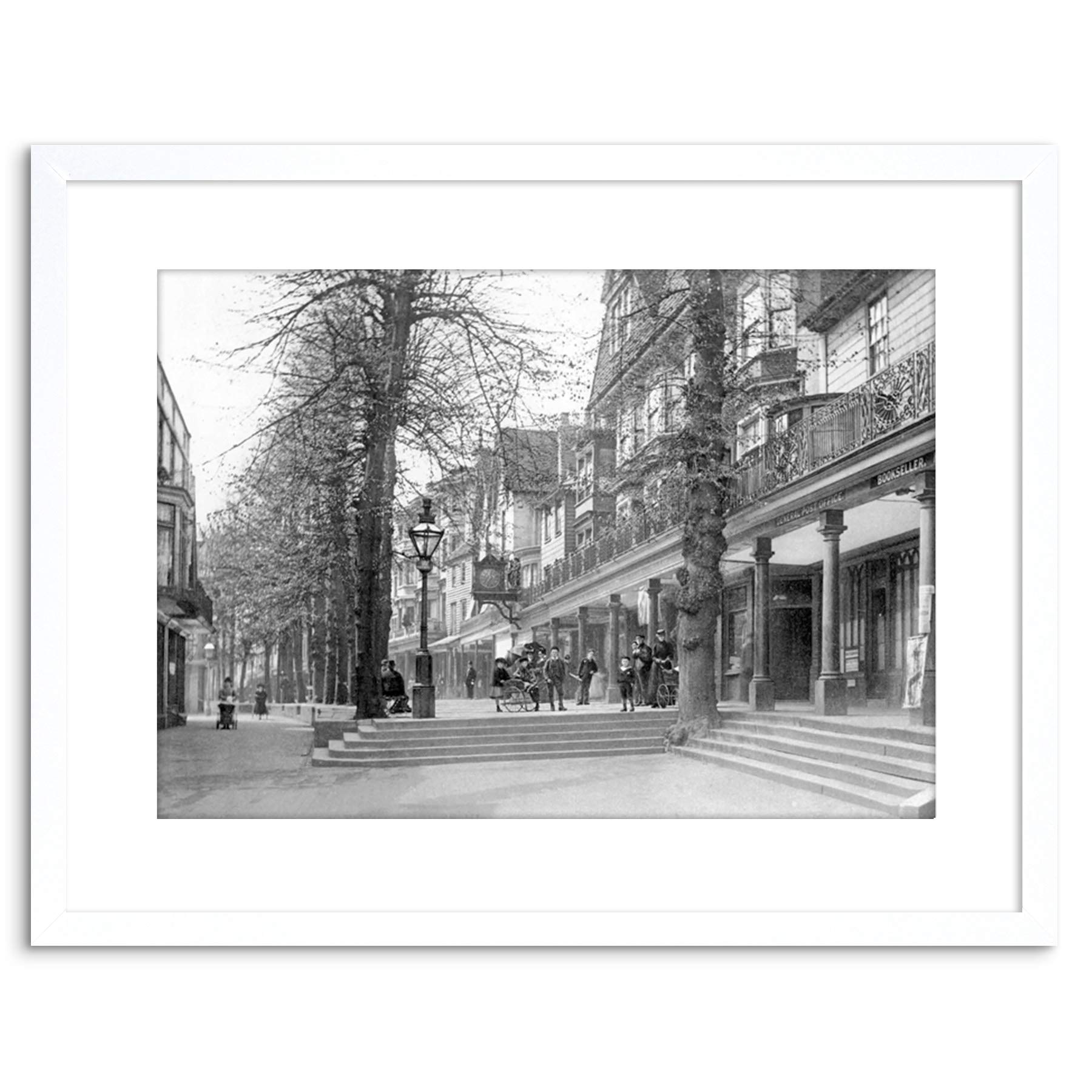 Wee Blue Coo VINTAGE PHOTO TUNBRIDGE WELLS PANTILES ENGLAND FRAMED PRINT F97X7362