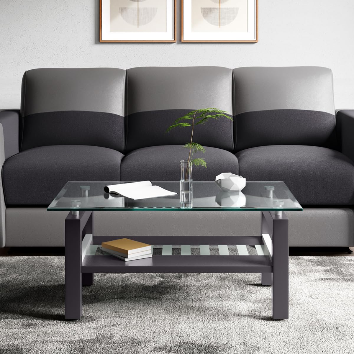 Interio by Godrej Coffee Table Alice Pro Solid Wood Coffee Table