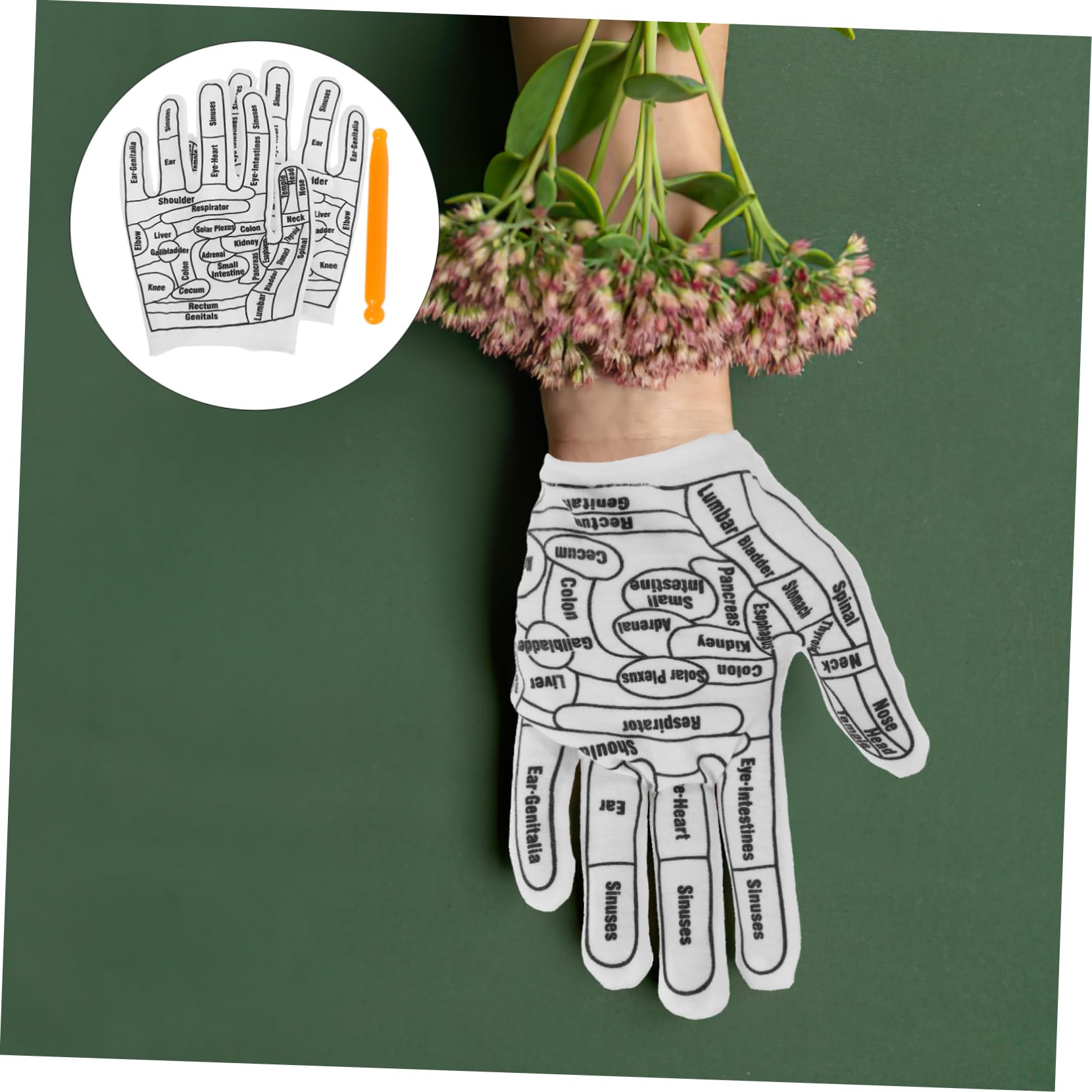 4 Sets Hand Reflexzonenmassage Handschuh Akupressur Reflexzonenmassage Handschuhe Für Massage Handschuhe Reflexzonenmassage Handschuhe