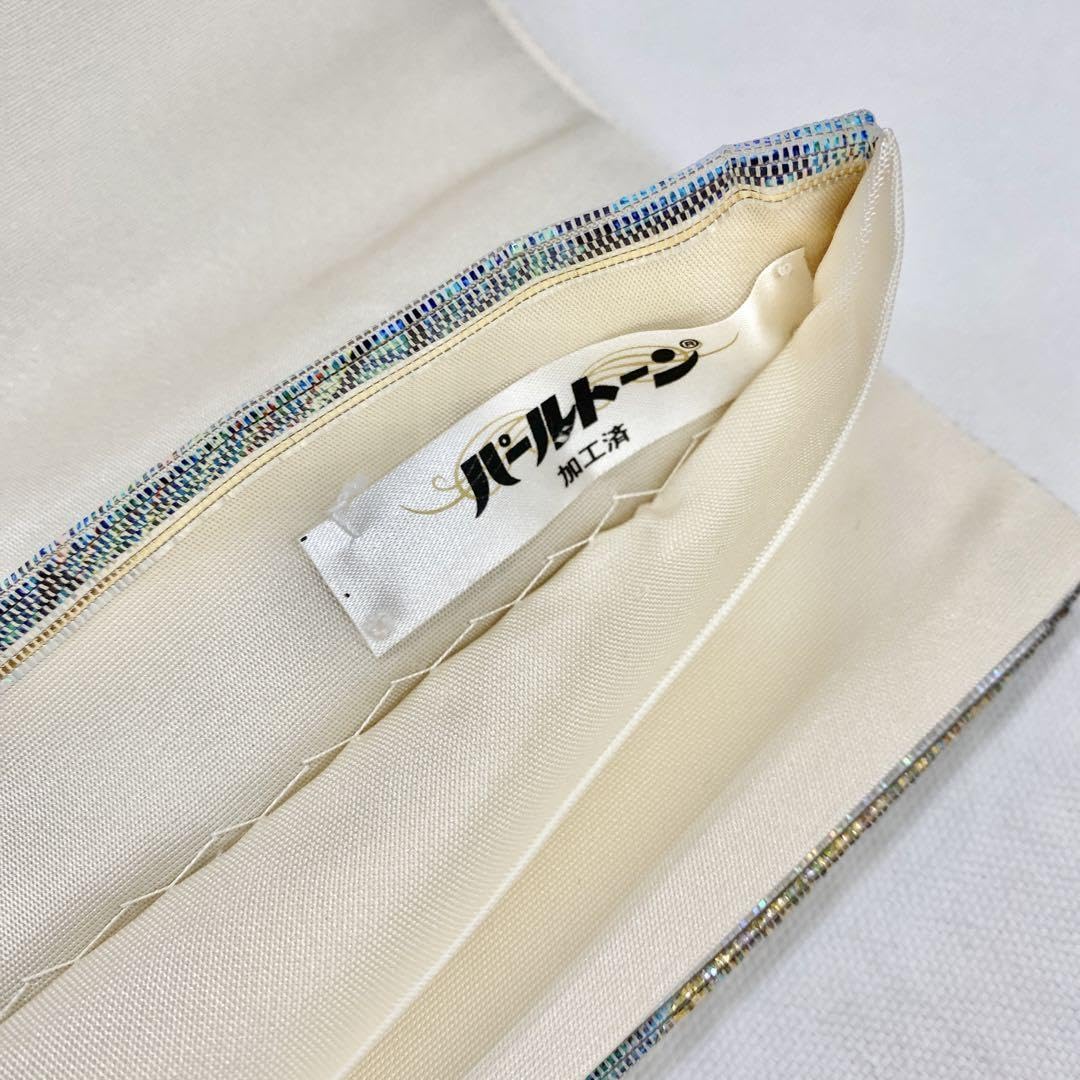 Amazon.co.jp: of-799 逸 上 螺鈿 セミフォーマル 正絹 袋帯 管理.和帯  