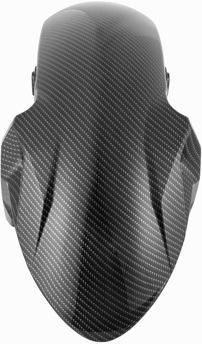 Motorcycle Front Wheel Mudguard Fender Cover for Kawasaki Z650 Ninja650 Ninja Z 650 2017 2018 2019 2020 2021 2022 2023 2024 ABS Fairing Mud Flap Splash Guard Protection (Carbon Fiber Look)