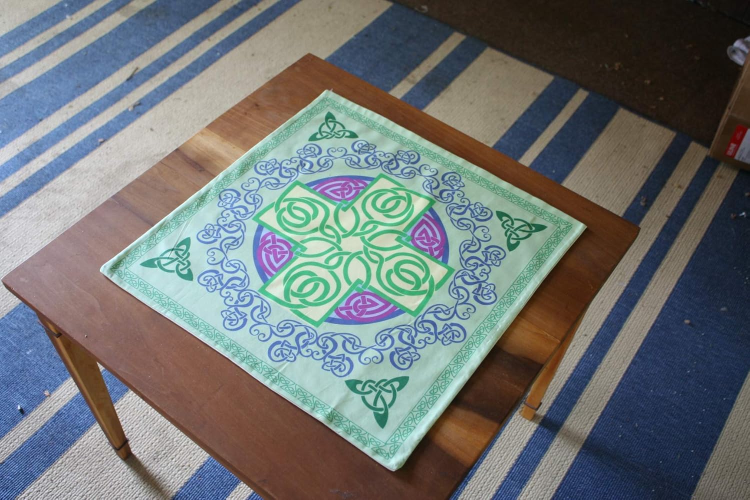 Altar Cloth or Tarot Mat - Celtic Cross, Re-imaged