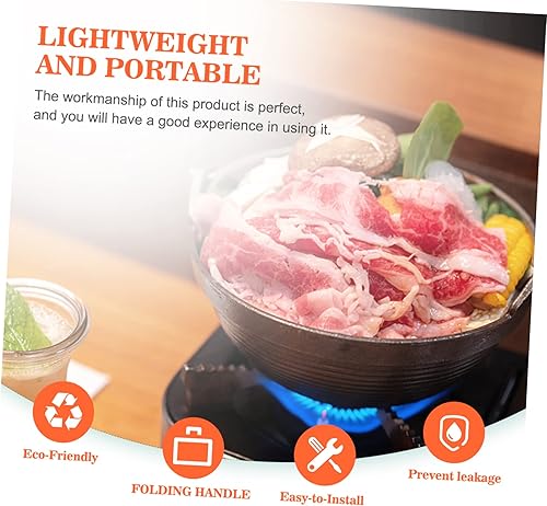 Miniatura 3 de GANAZONO Olla de hierro fundido grueso japonés Nabe olla antiadherente para estofado de cocina casera olla de estofado mango antideslizante 7.5 in