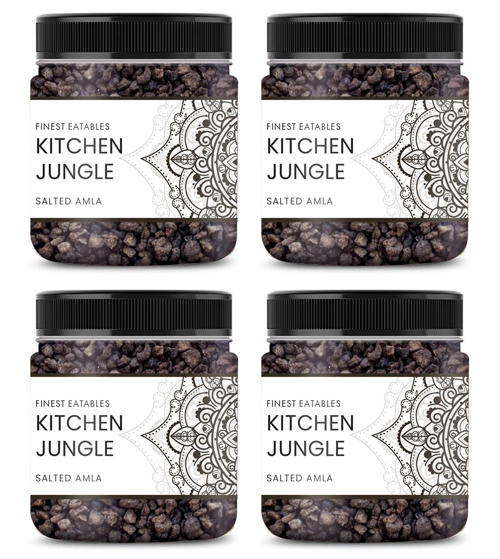Kitchen Jungle Fresh Jungle Salted Amla (400Gm * 4 Jar Pack) Salted Gooseberries (B0C8693QV6) Amazon Price History, Amazon Price Tracker