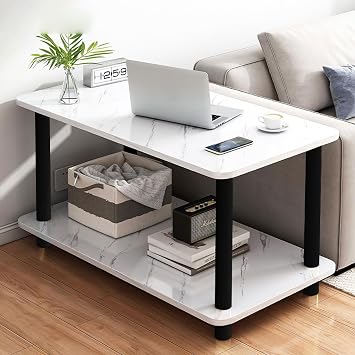 Side Table, Mini Coffee Table, Compact, Space-Saving, Living Alone, Low Table, Stylish, Multi-functional, Storage Shelf, Bedroom Decor, Home, Living Room, Sofa Table B
