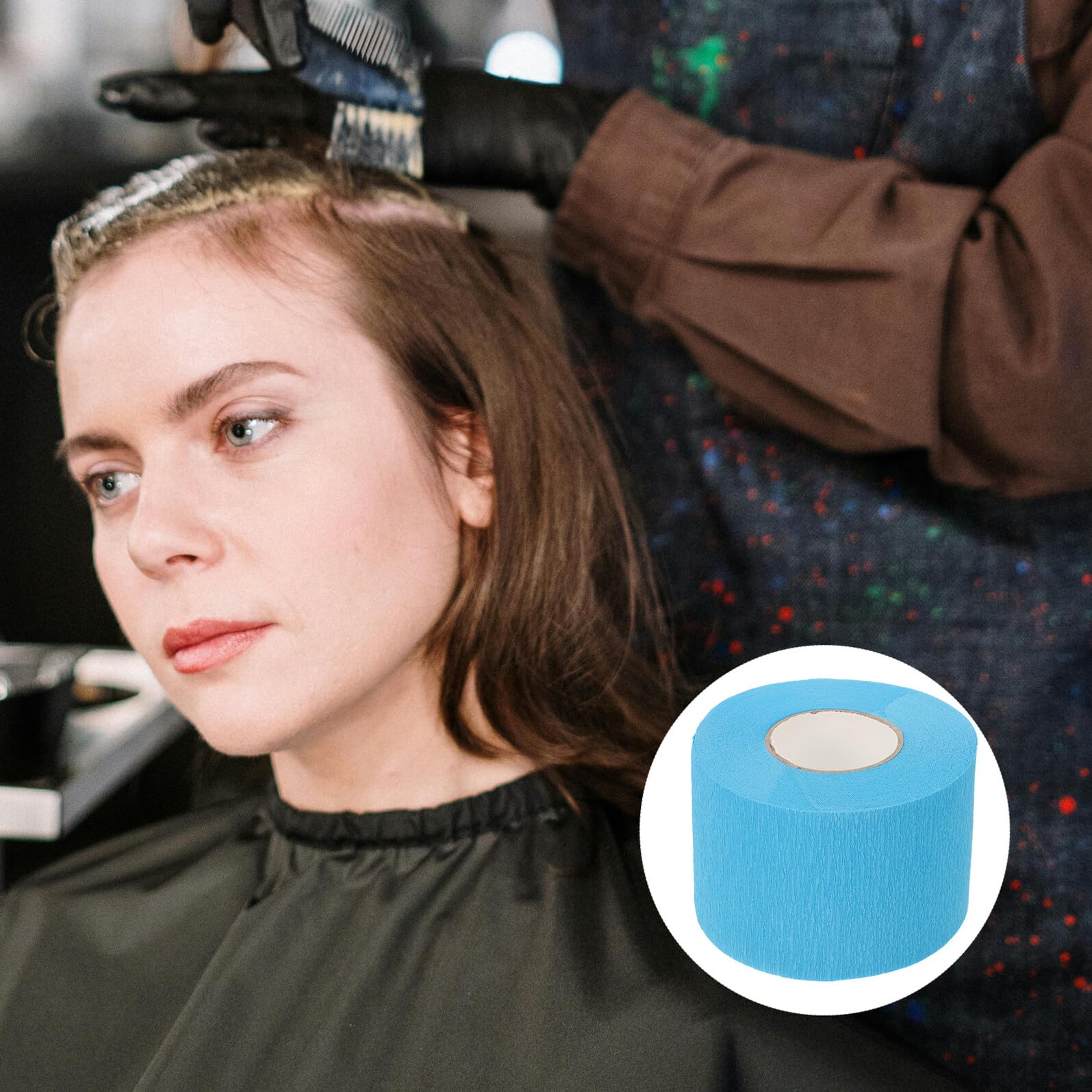 Veemoon Strisce Usa e Getta per Collo da in Carta Morbida e Confortevole, per Saloni di Bellezza e Parrucchieri, Accessorio Professionale per Cura Chioma