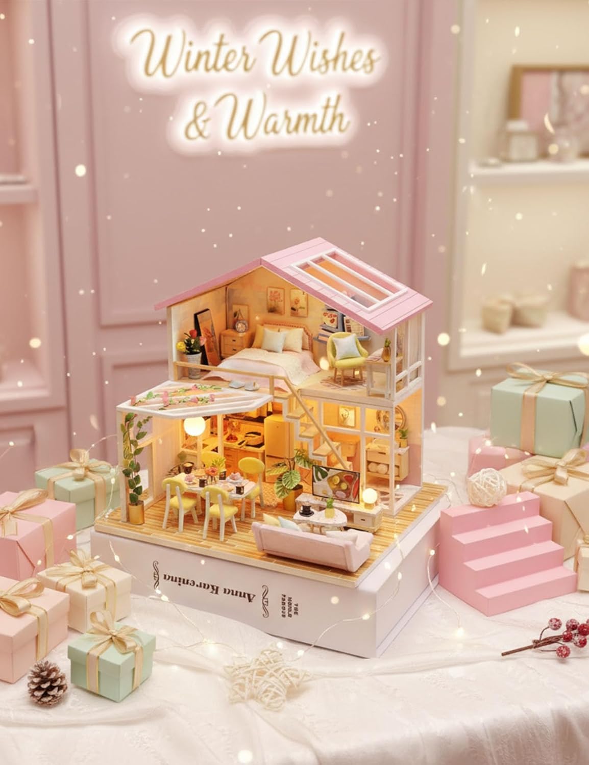 BHYYHB Sweet Time House DIY Miniature Kit Review: Relaxing Craft for Garden Lovers & Family Bonding