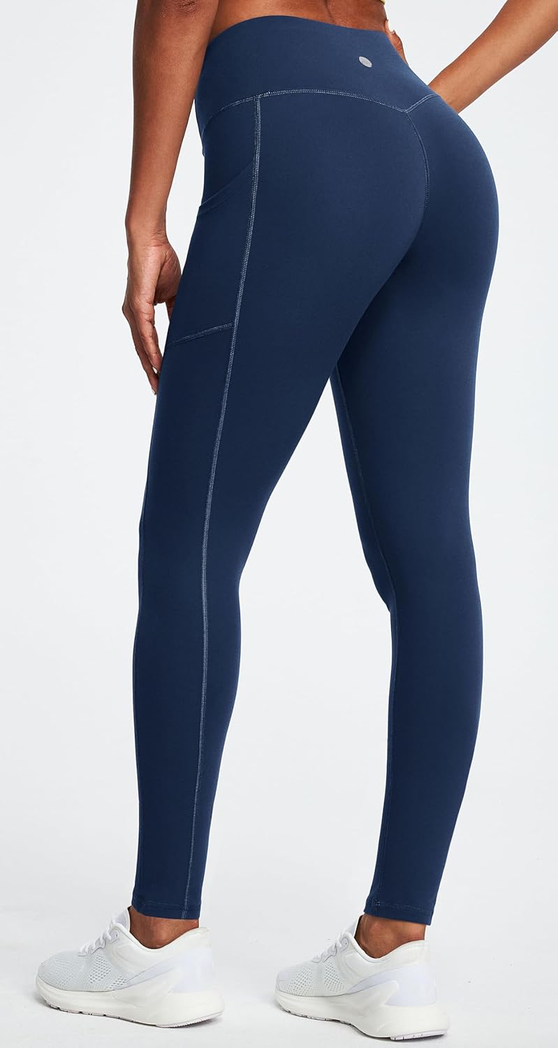 Heathyoga Leggings with Pockets for Women Tummy Control High Waisted Yoga Pants with Pockets for Women Workout Leggings - Image 2