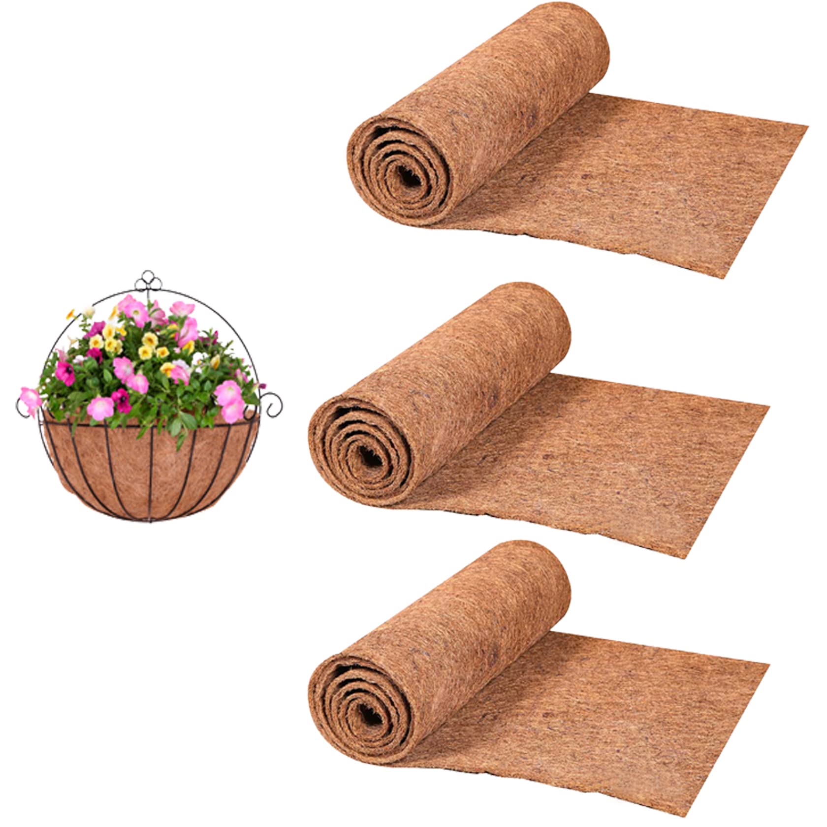 Doublure en coco pour suspension rétentrice d'eau et respirante 100x30cm