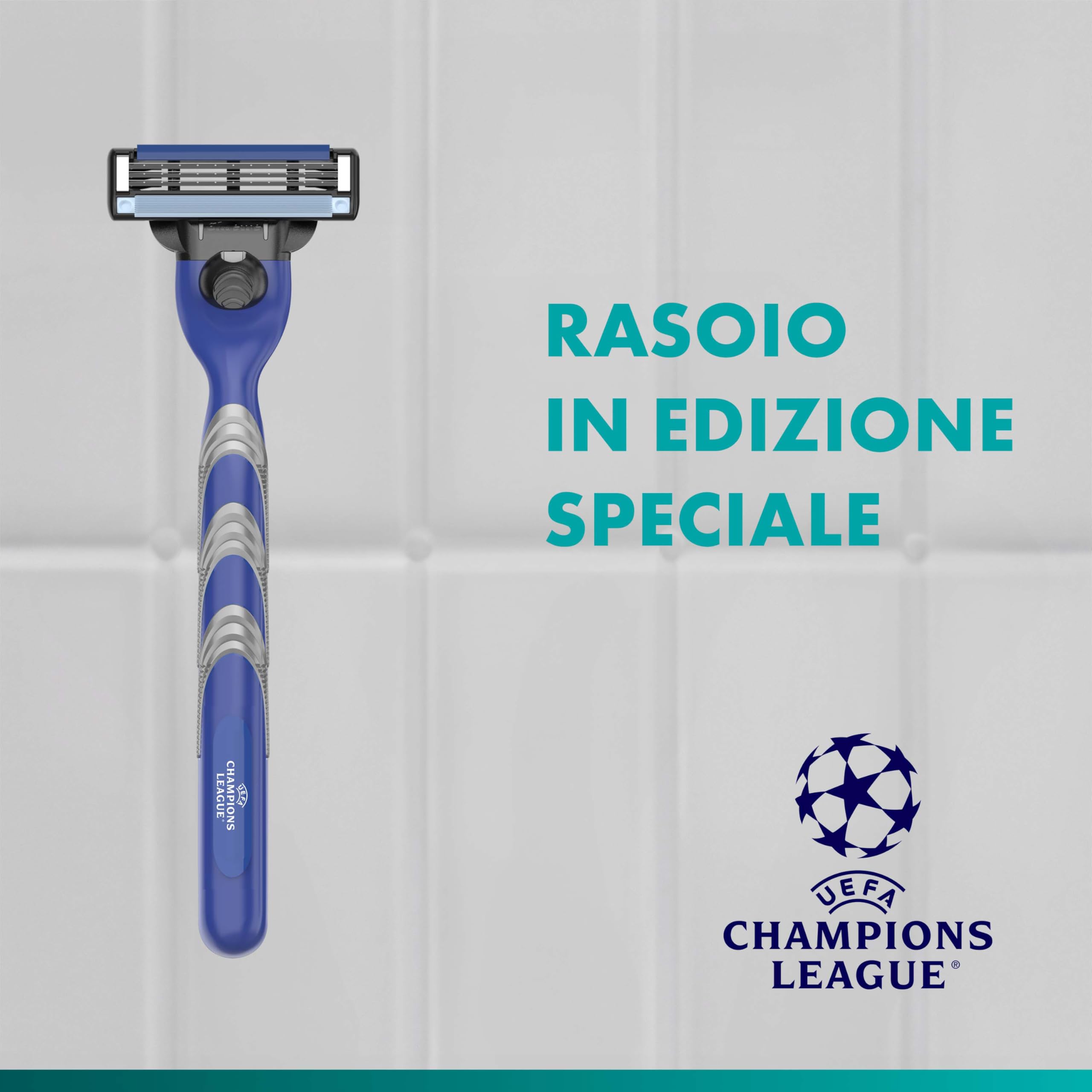 Gillette Mach3 Regolabarba Uomo, Lame Rasoio a Mano Libera, 1 Manico e 12 Lamette da Barba da 3 Lame, Facile Risciacquo, con Gel Lubrificante, Fino a 15 Rasature con 1 Testina | Manico in Acciaio Inossidabile e Plastica, 12 Ricambi a 3 Lame, Rasatura Scor
