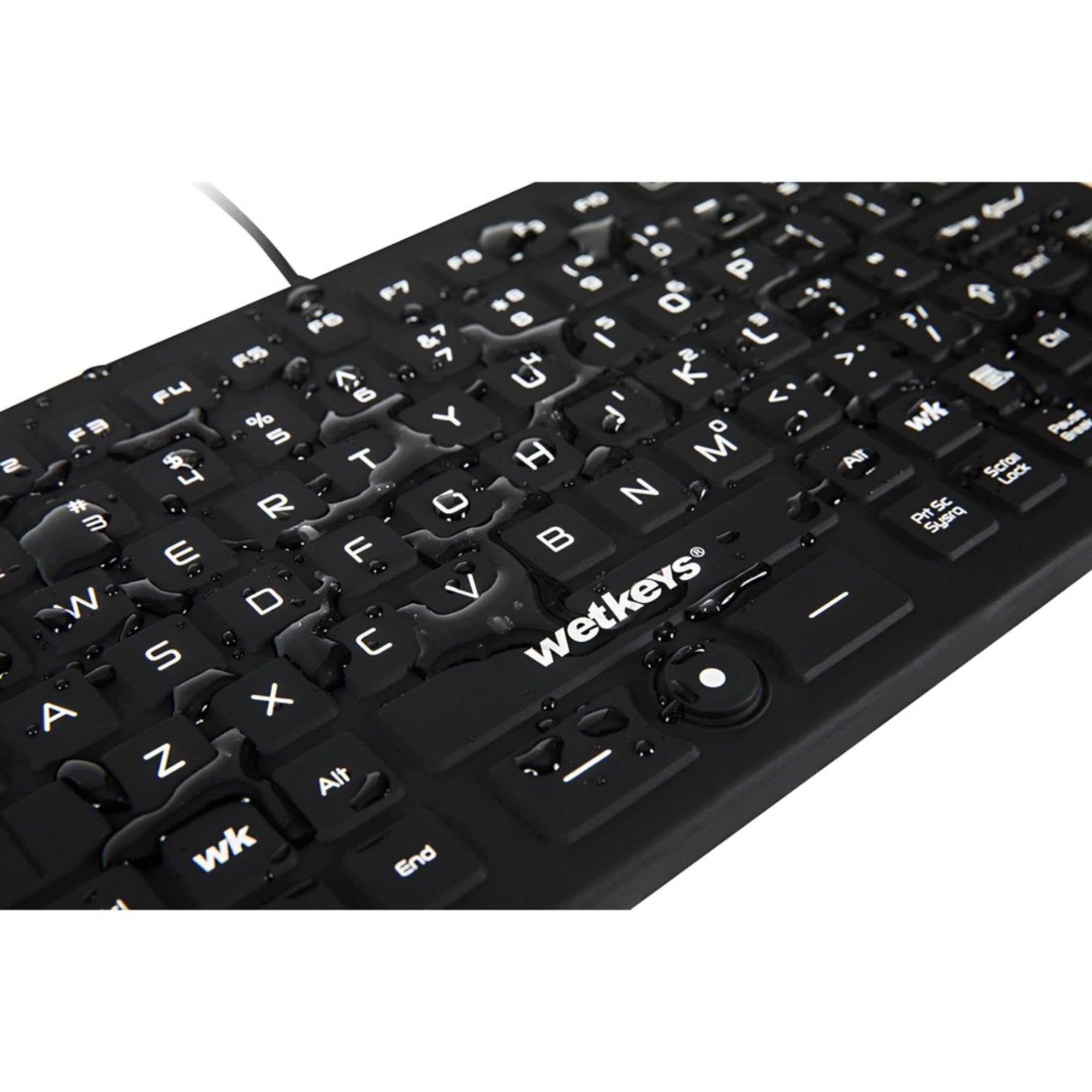 KBWKRC89PB-BK Klawiatura USB QWERTY English Black - Klawiatury (standardowa, z przewodem, USB, klawiatura membranowa, QWERTY, czarna)