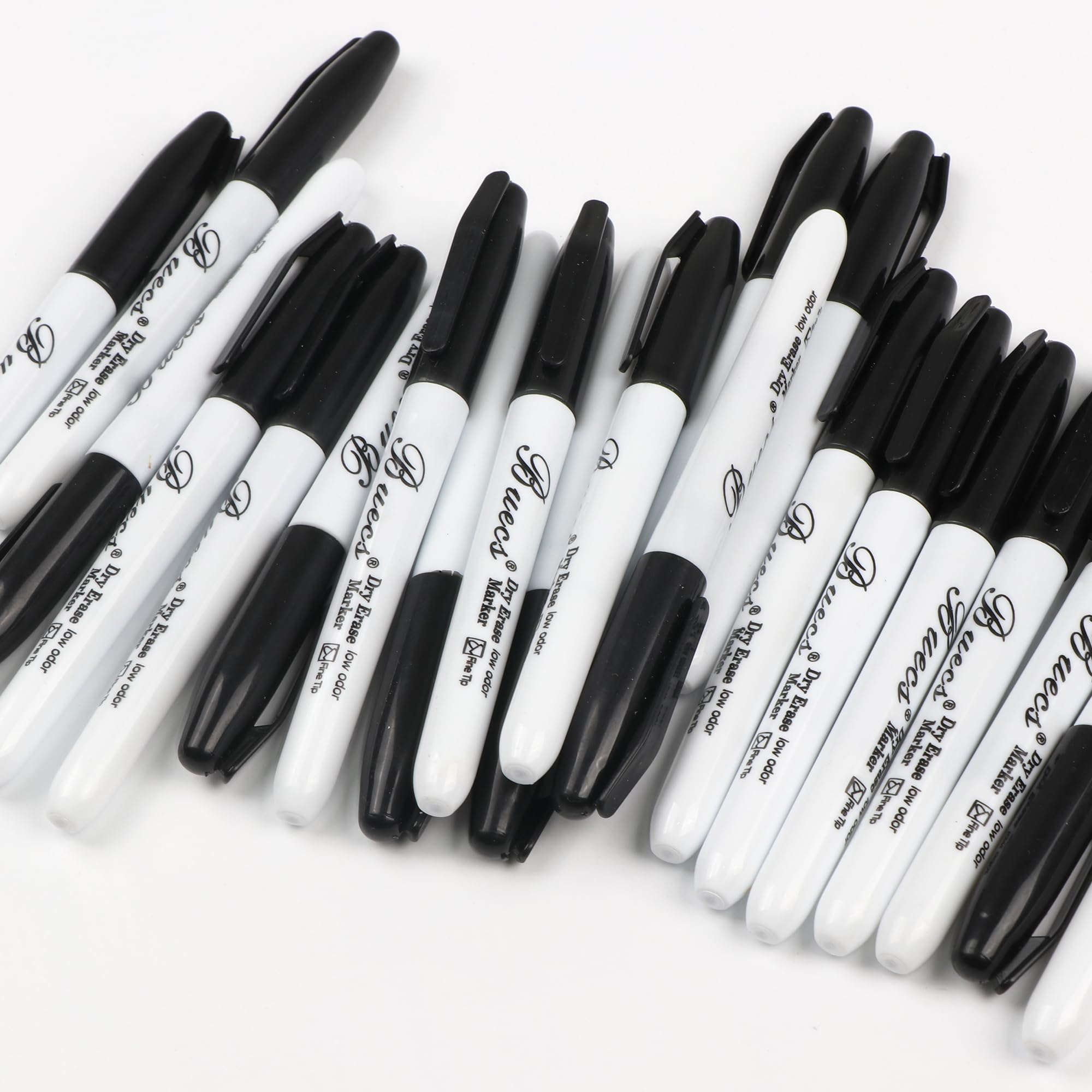 Black Dry Erase Markers Low-Odor 60 Count Fine Point Perfect for Writing on Whiteboards Dry-Erase Boards Glass School — view 7