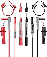 Vista 9 de AstroAI Multímetro digital, TRMS 4000 cuenta voltios medidor (rango manual y automático); mide el probador de voltaje, corriente, resistencia