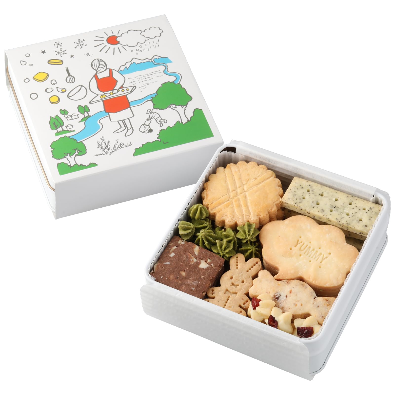 Amazon.co.jp: 【米粉クッキー】田んぼのなかのお菓子屋さん 南魚沼産
