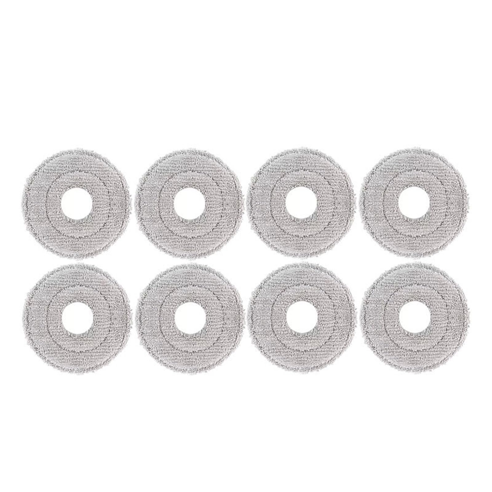 Paño De Fregona for Robot Aspirador, Compatible con Jonr,P20 Pro T5 Pro, Kit De Repuesto De Microfibra con Cepillo Lateral Principal(Set 12)