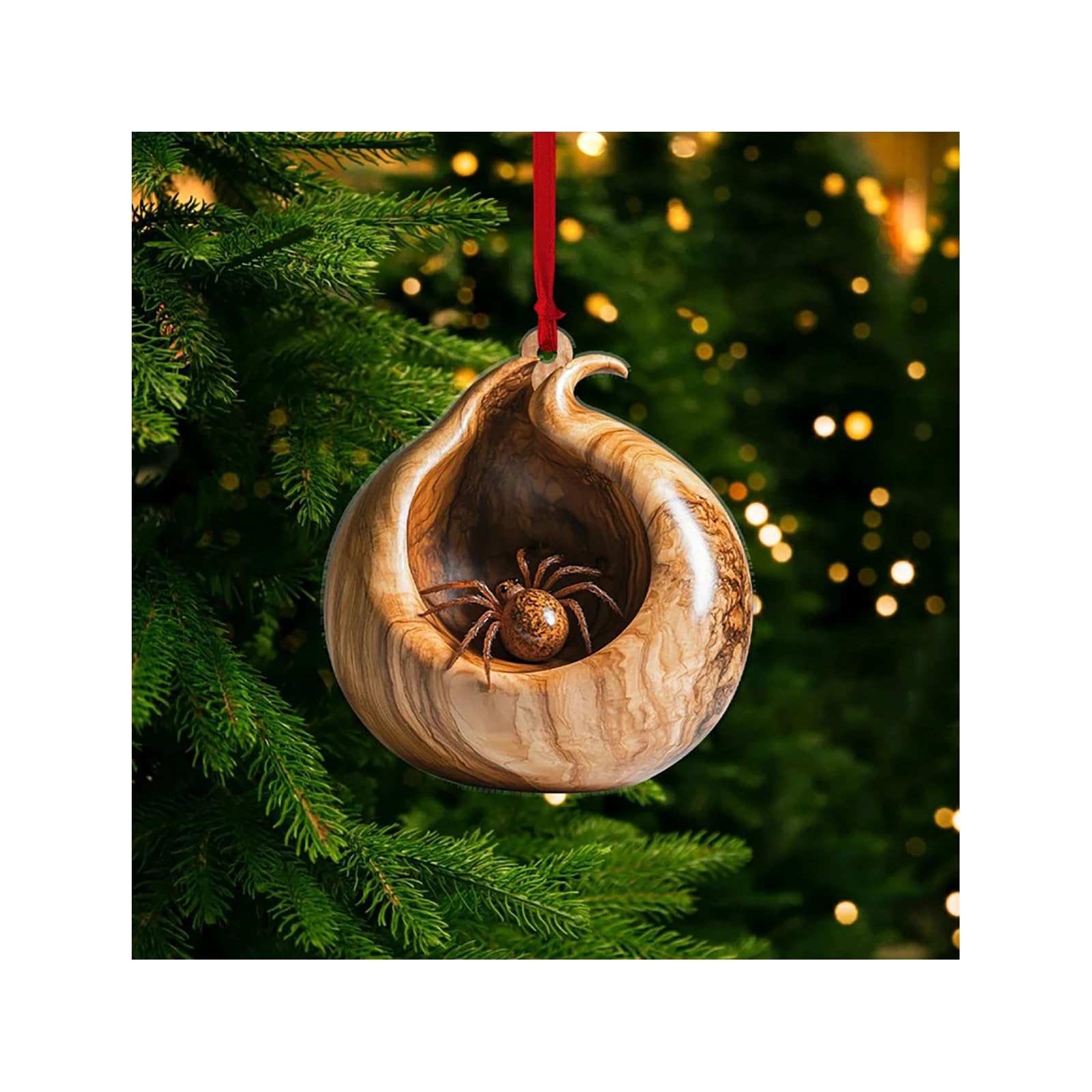 Today's Animal Lovers' Christmas Tree Ornaments - Little Forest Animals Acrylic Hanging Decorations