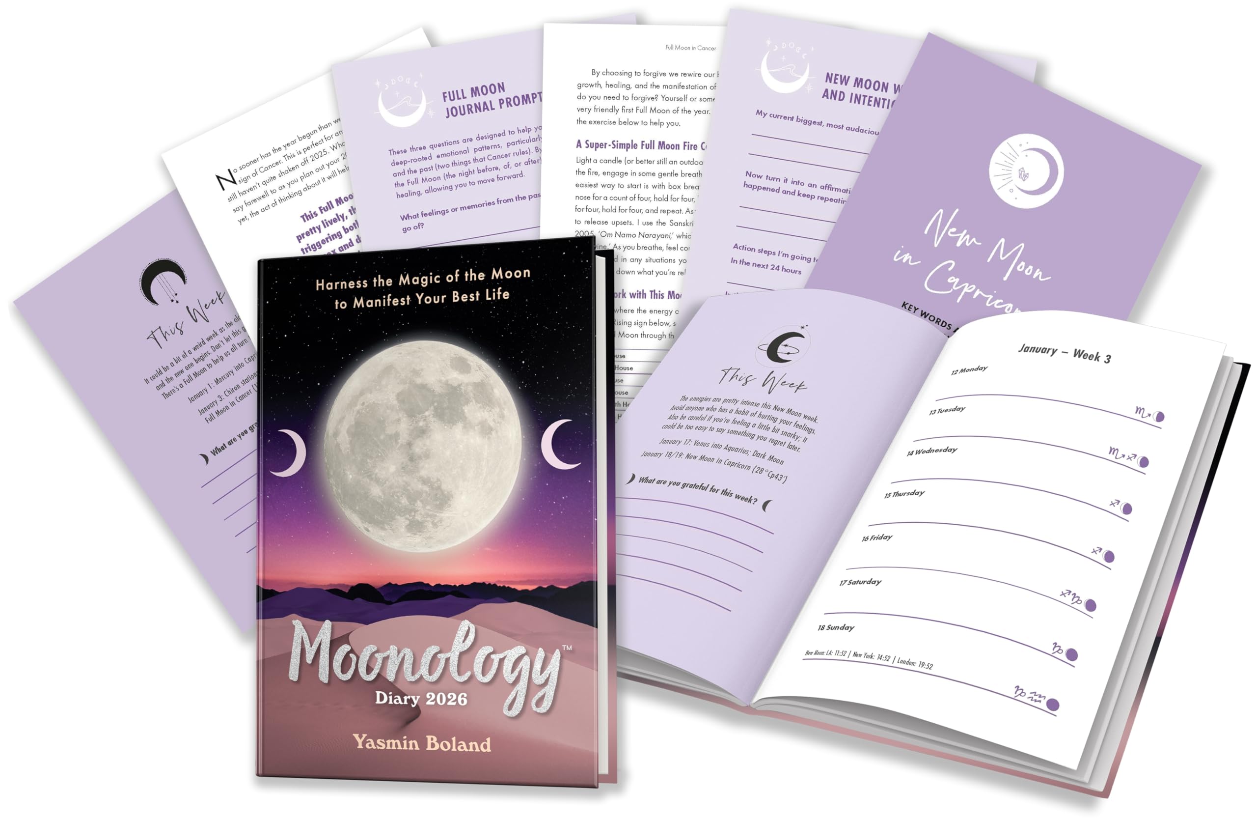 Moonology™ Diary 2026: Harness the Magic of the Moon to Manifest Your Best Life