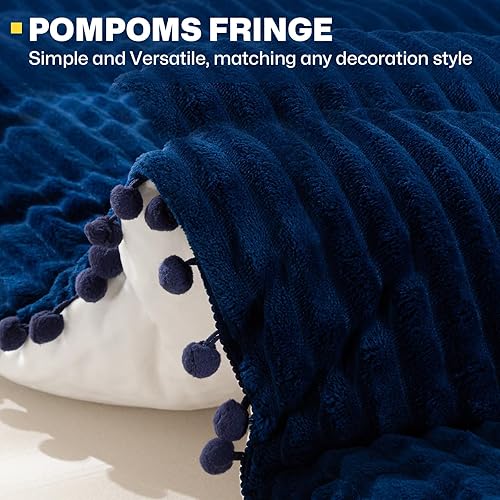 Miniatura 4 de GOHOME Juego de edredón de 3 piezas tamaño Queen  Los juegos de ropa de cama de forro polar sherpa ultra suave incluyen fundas de almohada,