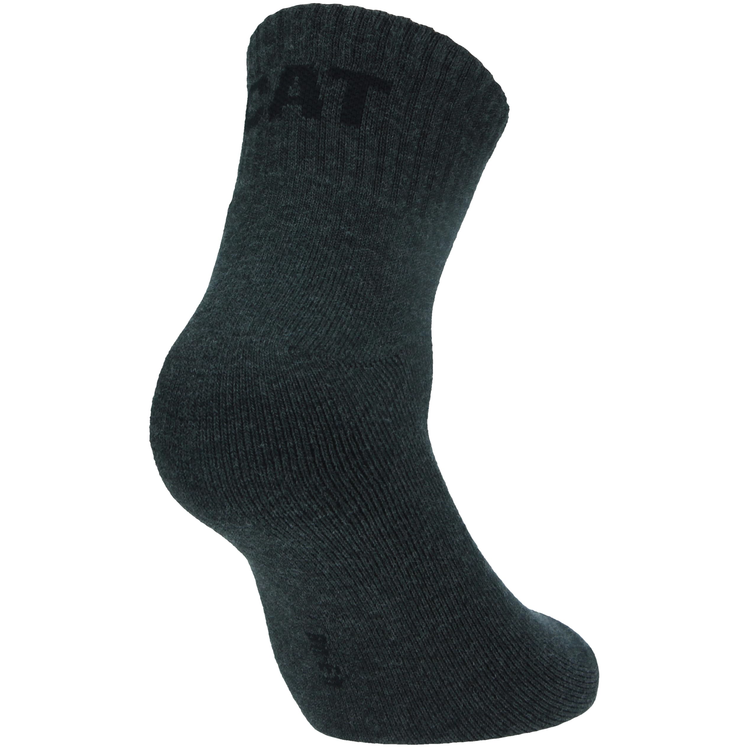 Caterpillar Quarter Socks 6 paires de chaussettes de travail pour hommes, hauteur au-dessus de la cheville, renforcées aux orteils et au talon, coton d'excellente qualité