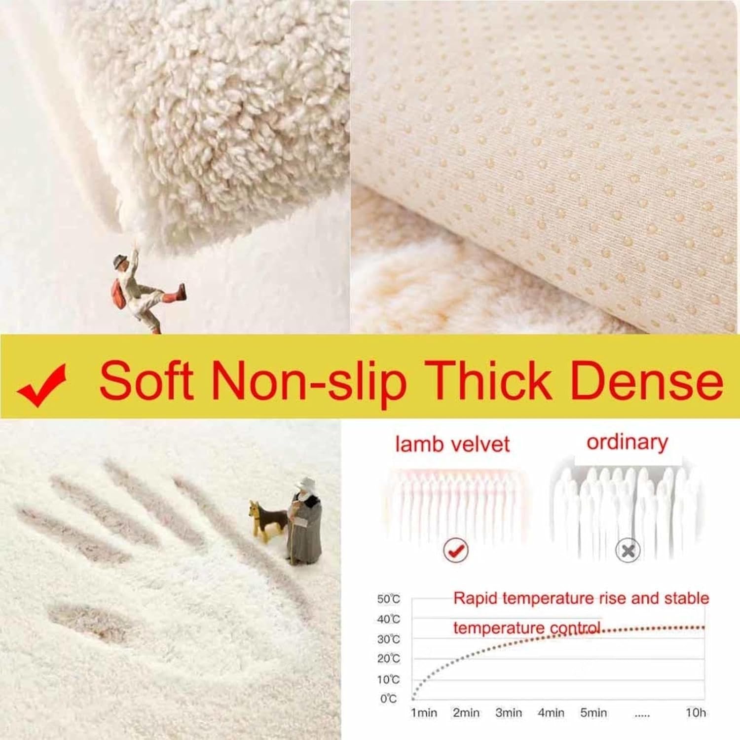 L-Shaped Plush Sofa Cover for 1/2/3/4 Seaters Couch Velvet Non-Slip & Reversible Thick Quilted Protector Fits Machine Washable Corner Slipcover(D,90 x 120 cm)