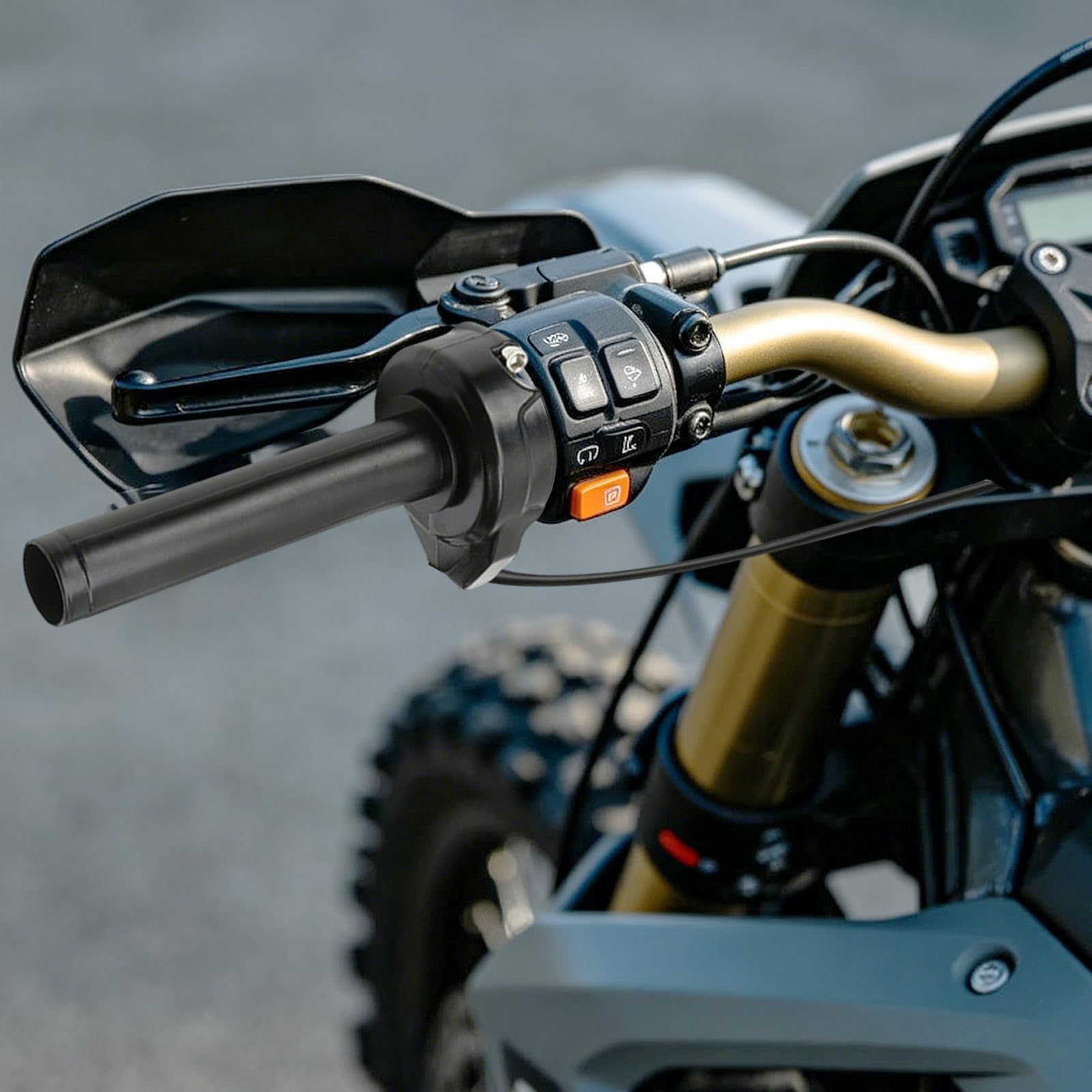 4,7 x 8,3 x 8,3 cm - Poignée de papillon pour moto électrique