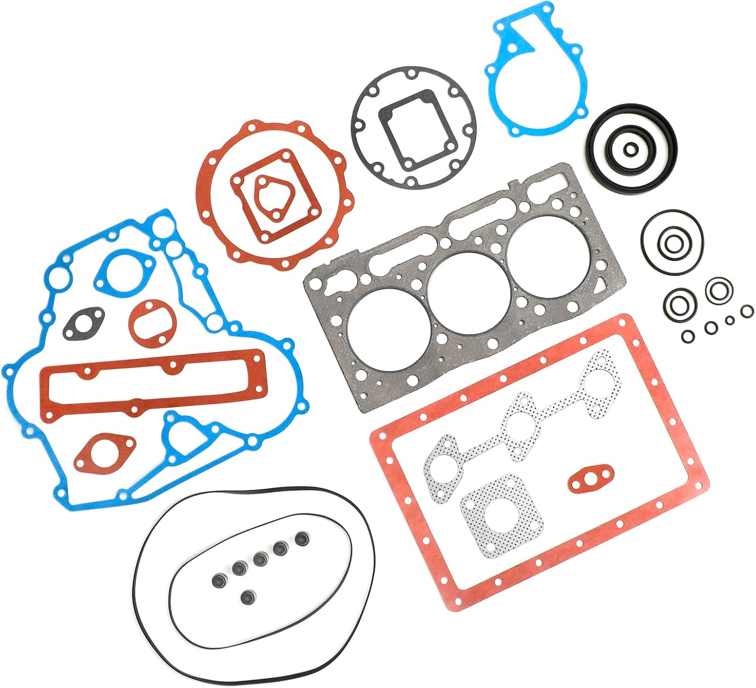 Bruce & Shark Gasket Kit Set Fit for Kubota D1105 Engine Complete Cylinder Head Gasket Kit Set, Gasket Kit Set