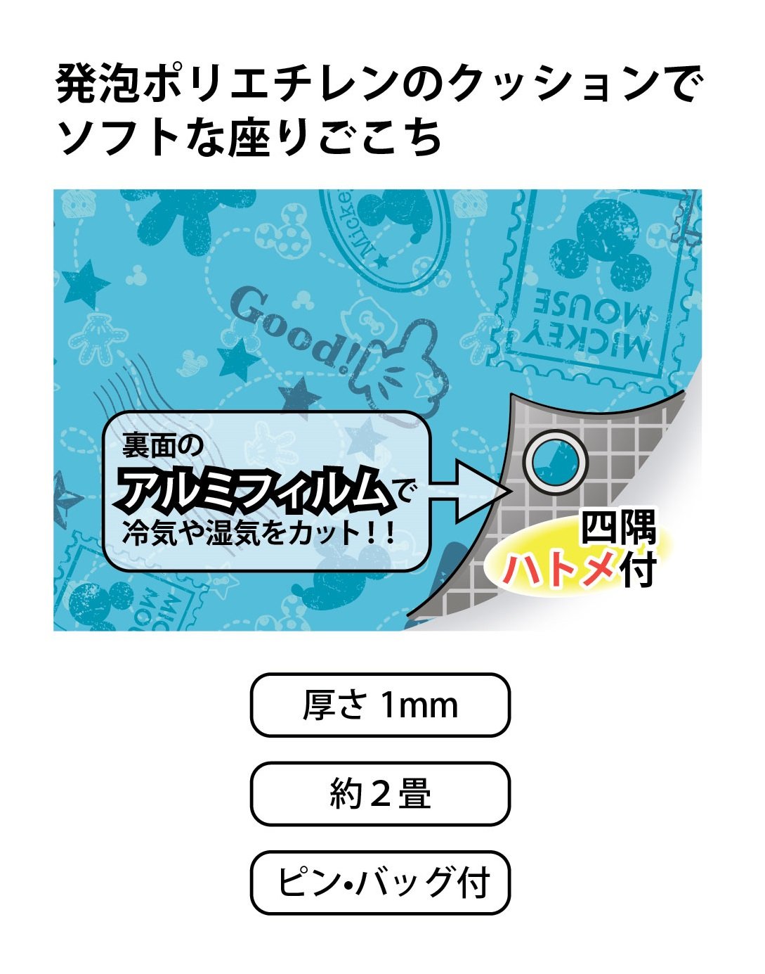 Amazon.co.jp: パール金属 クッションレジャーシート 180×180cm