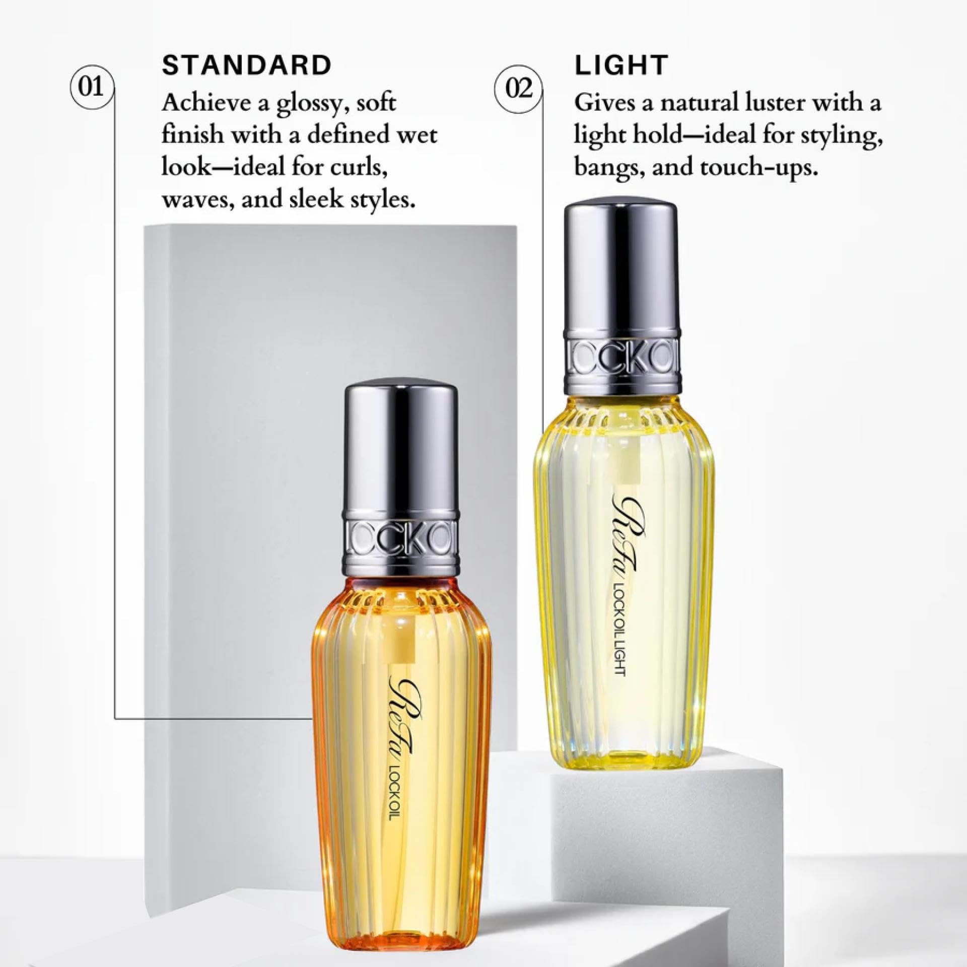 Amazon.com: Re-Fa Lock Oil | Japanese Hair Styling Oil for Heat