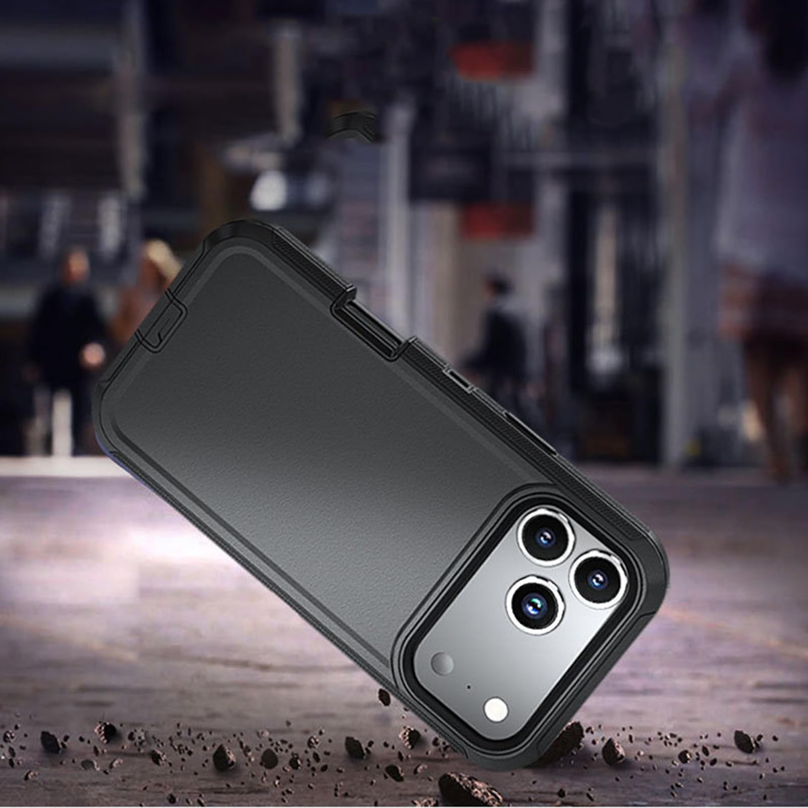 Funda Antigolpes para iPhone 17/17 Pro/17 Air/17 Pro MAX, Carcasa Protectora Rígida De PC Esmerilada Compatible con Carga Inalámbrica,17pro,Red