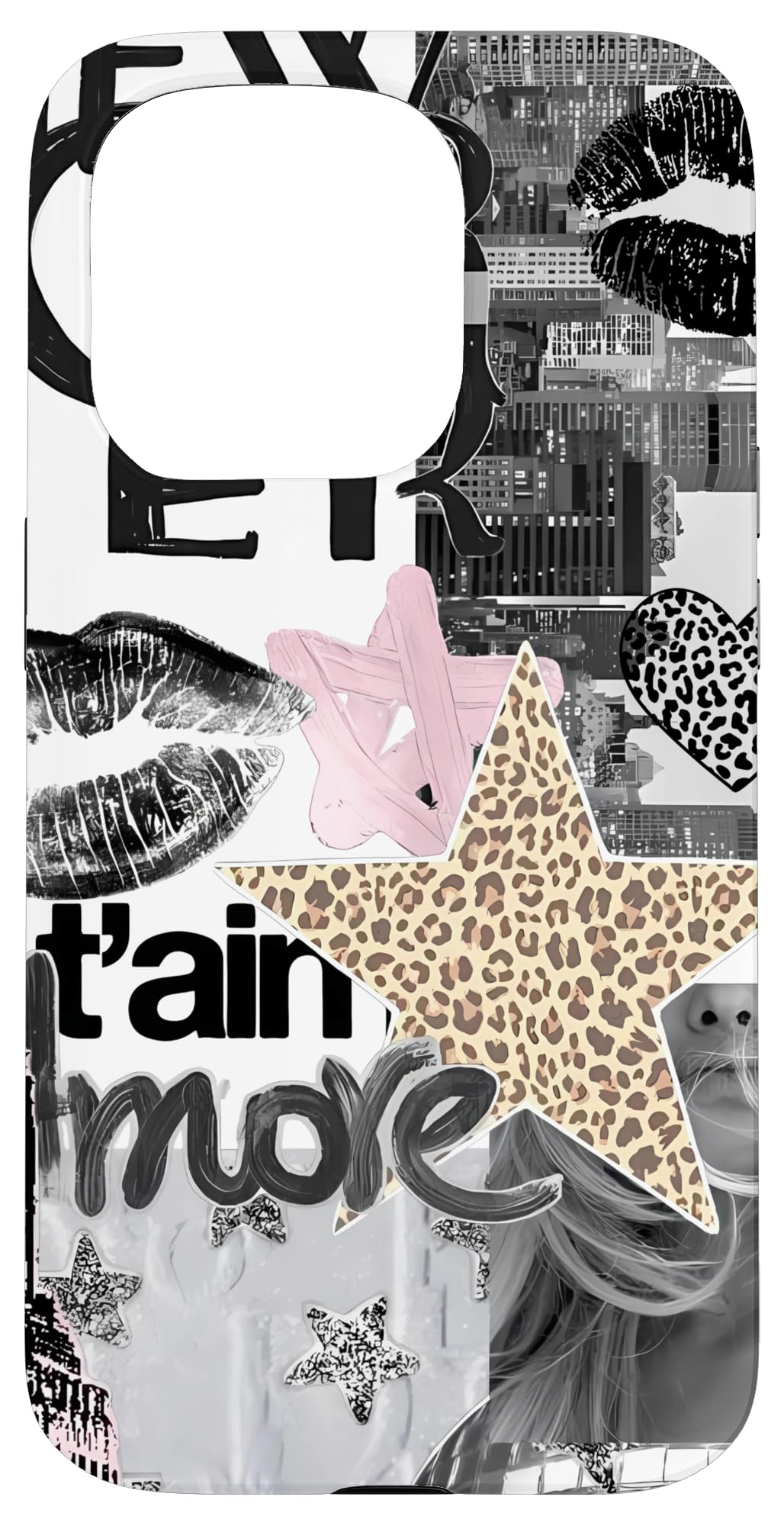 Aesthetic Coquette Collage Leopard Coquette Collage Case for iPhone 15 Pro