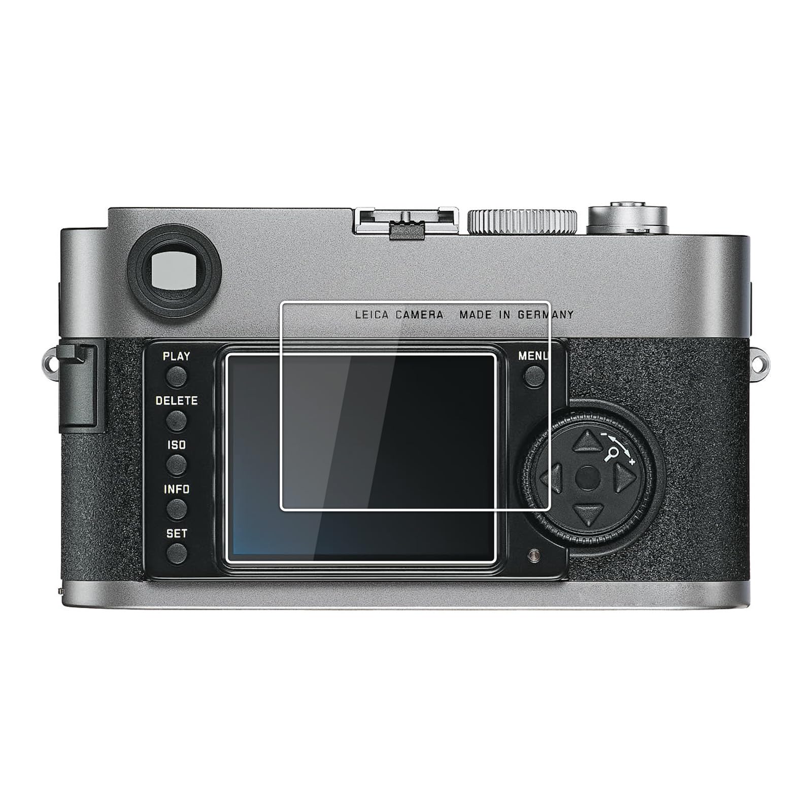 kinokoo Screen Protector for Leica M-E M9 M9-P Camera, 0.25mm 9H Hardness Tempered Glass Film Crystal Clear Film for Leica M9 - Bubble-free/Anti-scratch(2 pack)