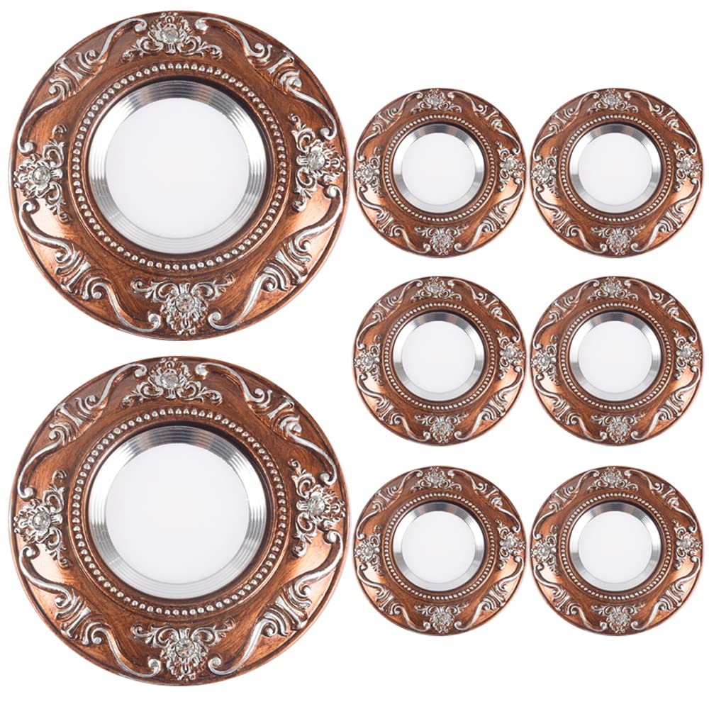 Paquete de 8 Kit de conversión de luz empotrada de 2 a 4 Pulgadas Luz descendente de oblea Regulable 3W/5W/7W Luces de Cocina Montaje Empotrado en el Techo, Accesorios de iluminación led