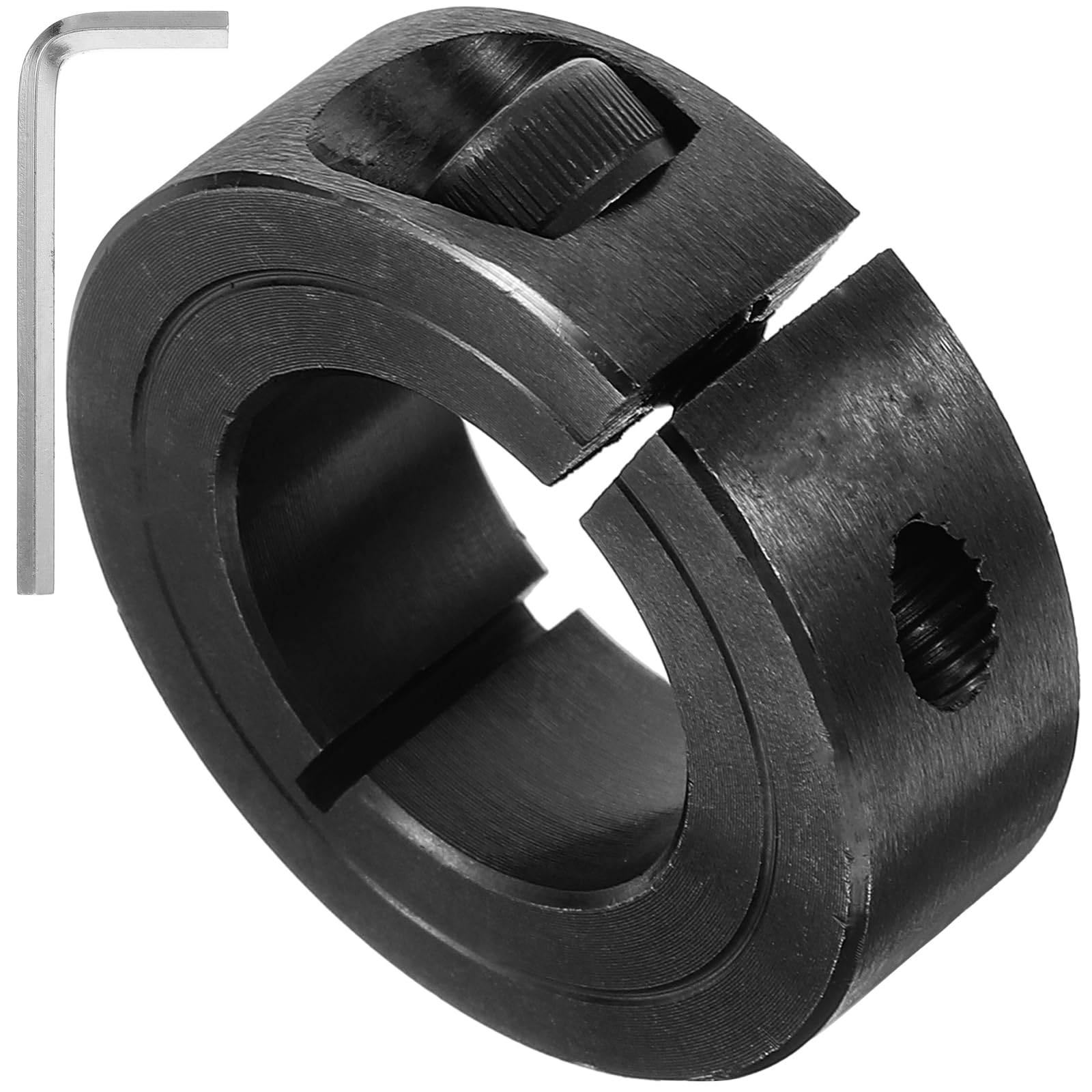 Protector de cilindro negro de acero inoxidable con instalación fácil para silla de oficina