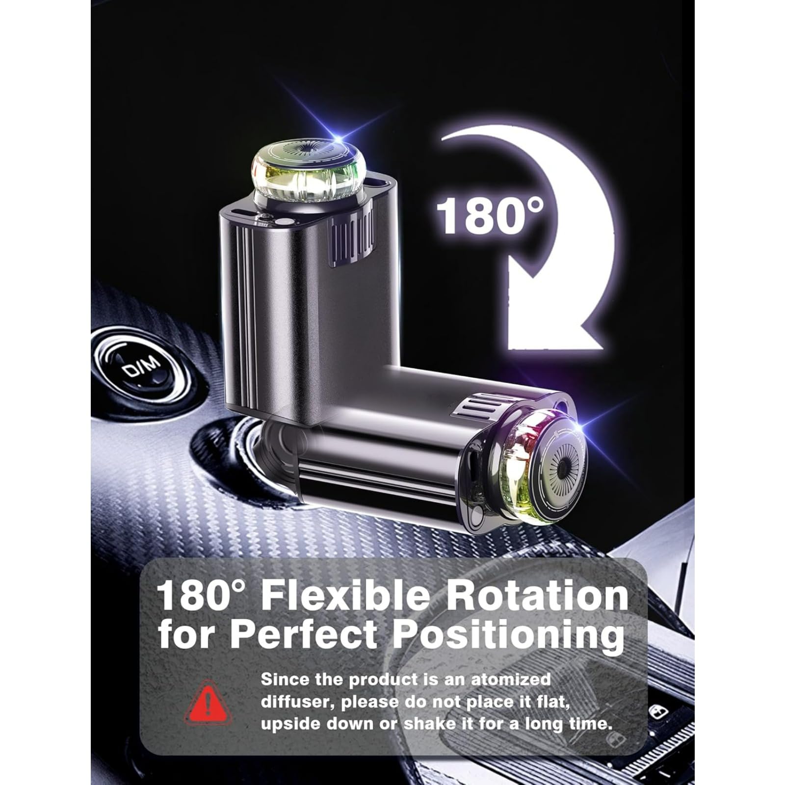 Starlight - Caricabatterie retrattile da auto USB-C da 120 W con aromaterapia, adattatore per accendisigari a ricarica rapida per iPhone 16/15/14/13/12/11, accessorio essenziale per auto, regalo per
