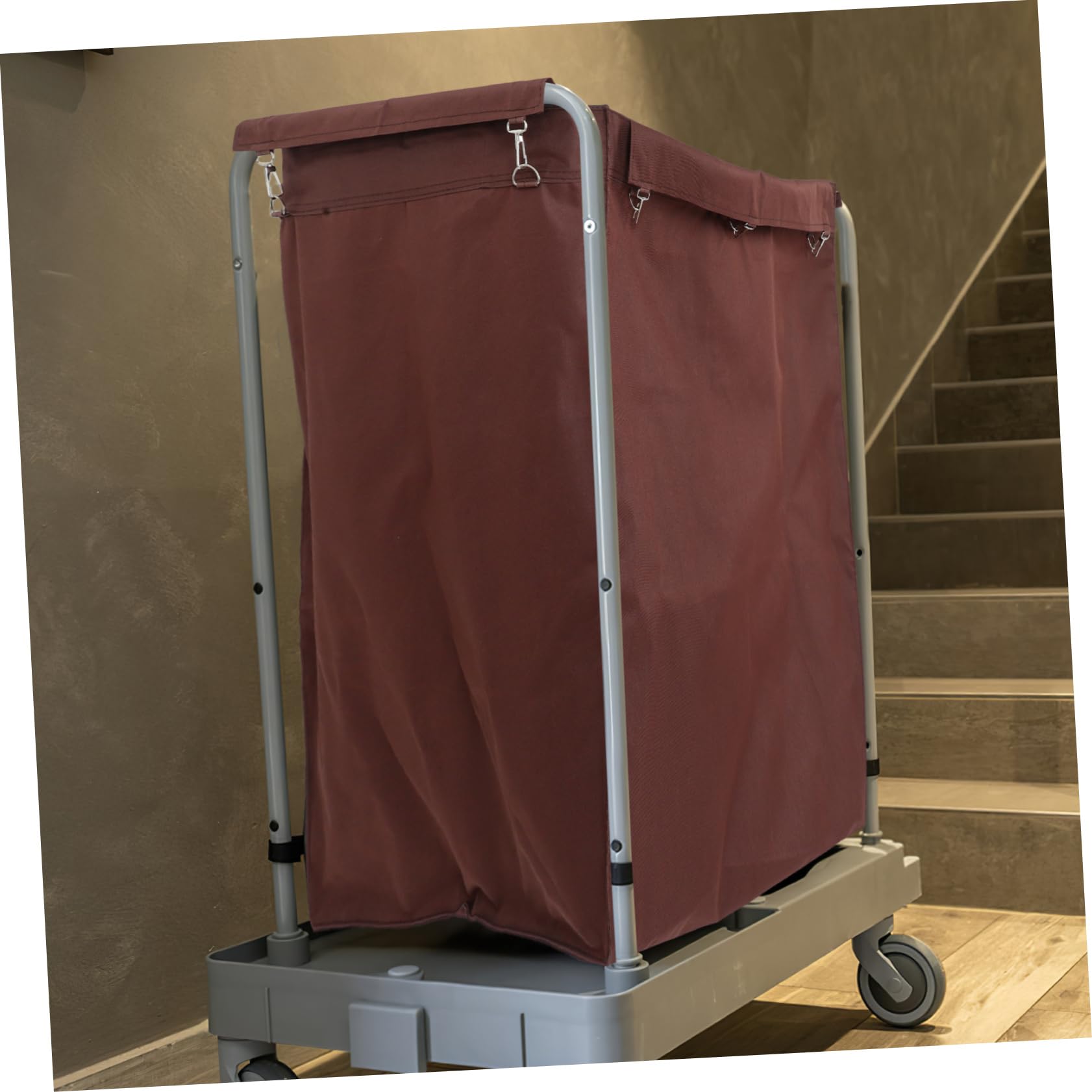 TOPBATHY Abnehmbarer Beutel Aus Wasserdichtem Oxford-gewebe Ersatzbeutel Für Wäschewagen Und Reinigungswagen Großer Aufbewahrungsorganizer Für Hotelzimmer