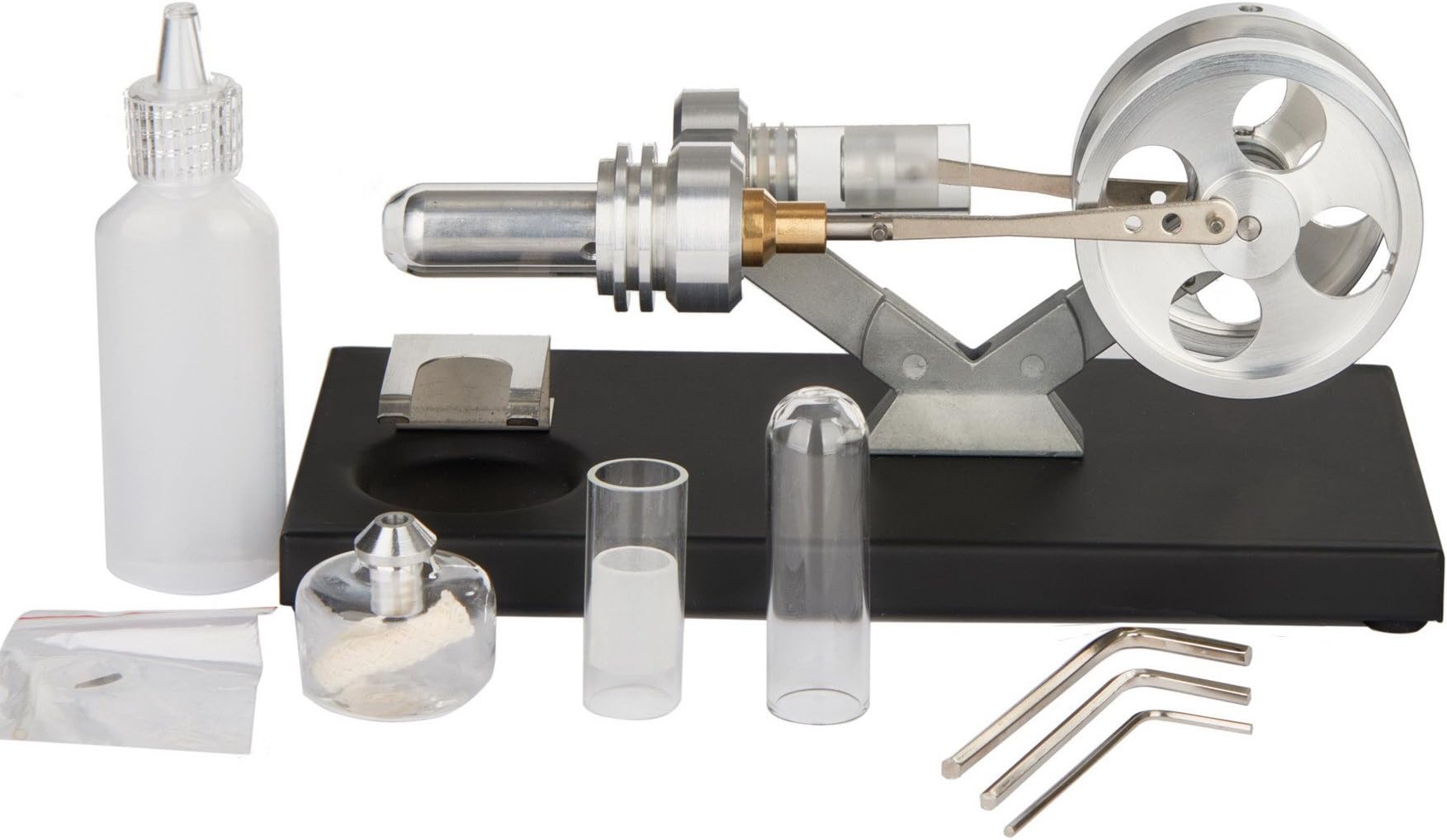 Sunnytech Hot Air Stirling Engine Education Toy Electricity Power (SL01M)