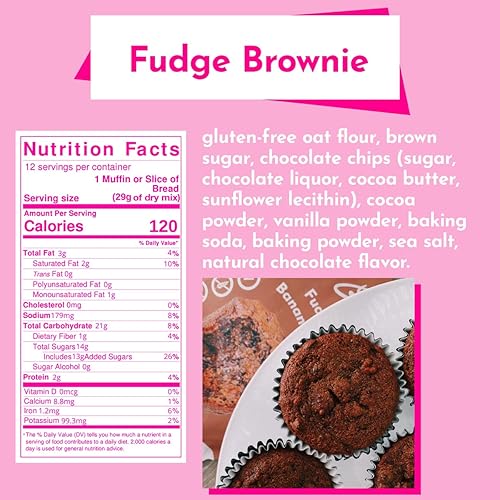 Miniatura 3 de GoNanas Mezcla de pan de plátano - Paquete de 2 sabores. Snacks saludables veganos sin gluten. Mezcla de pan de plátano o magdalenas de plátano.