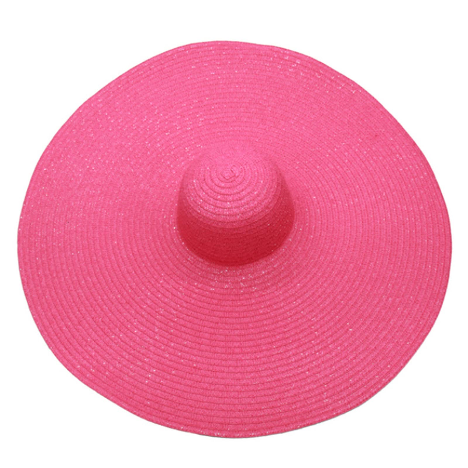 Maxtonser Holiday Sunshade Sun Hat Outdoor Beach Oversized Straw Hat Sunscreen Hat Must Have Item for Women Girl