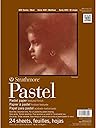 Strathmore 400 Series Pastel Pad, Assorted Colors, 9"x12" Glue Bound, 24 Sheets