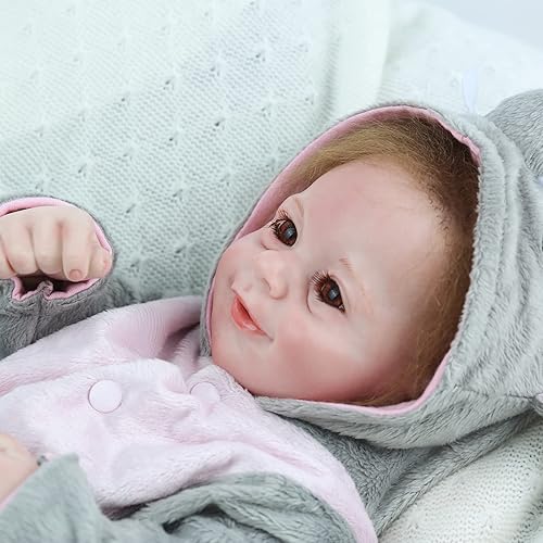 Miniatura 6 de FASMAS Muñecas Reborn Baby Boy Muñecas de bebé recién nacido realistas de 18 pulgadas, muñeca realista de cuerpo suave, muñeca de bebé que se ve