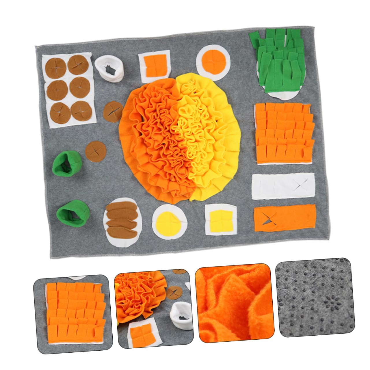 BESPORTBLE Tapis Renifleur pour Chien Distributeur Aliment Lent Jeu Odorant Stimulant