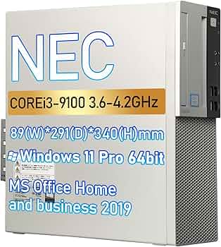 Amazon.co.jp: 【整備済み品】NEC Mate ML-5 デスクトップパソコン 第9